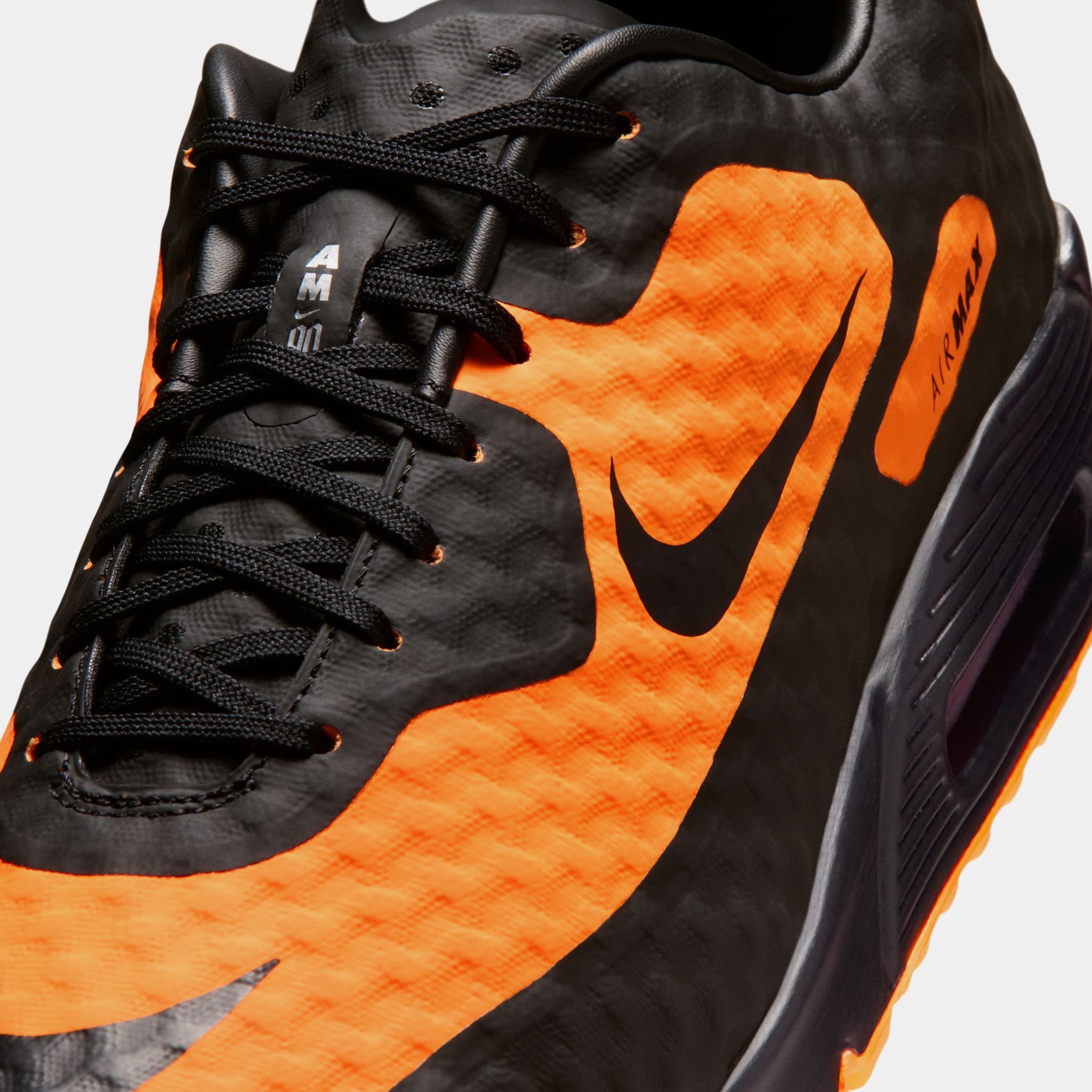 Nike Men\'s Vibrant Orange Athletic Shoes Nike Air Max 90 Hypervenom Mens Running Shoes Bright Citrus  main image 4
