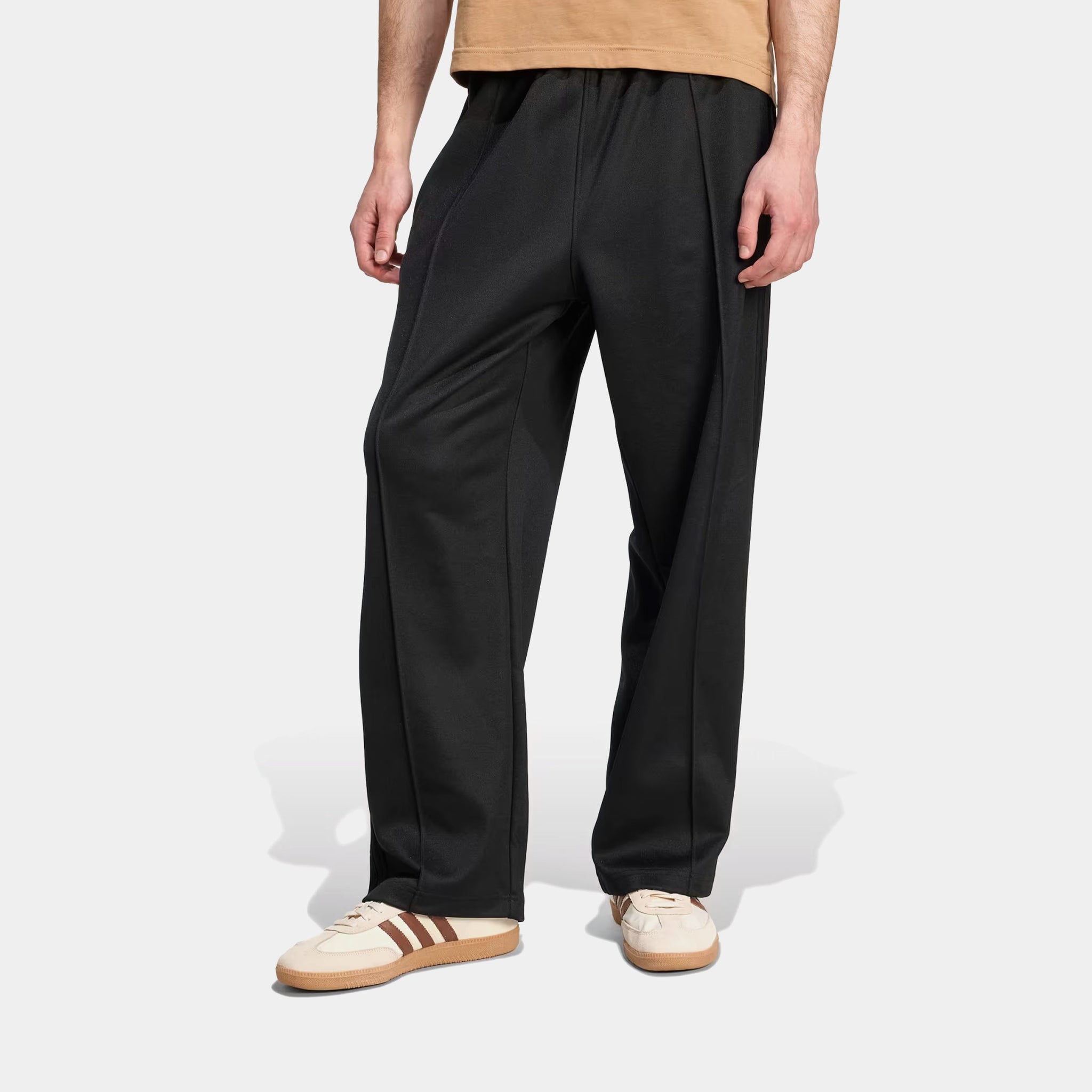 adidas Adicolor Baggy Fit Firebird Track Mens Pants (Black/Black)