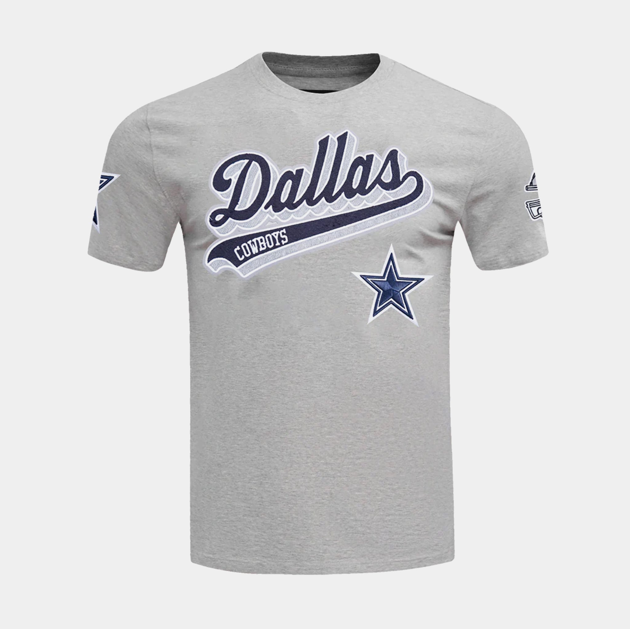 Pro Standard NFL Dallas Cowboys Script Tail Men's Tee (Heather Grey) M Pro Standard NFL Dallas Cowboys Script Tail Men's Tee (Heather Grey) M