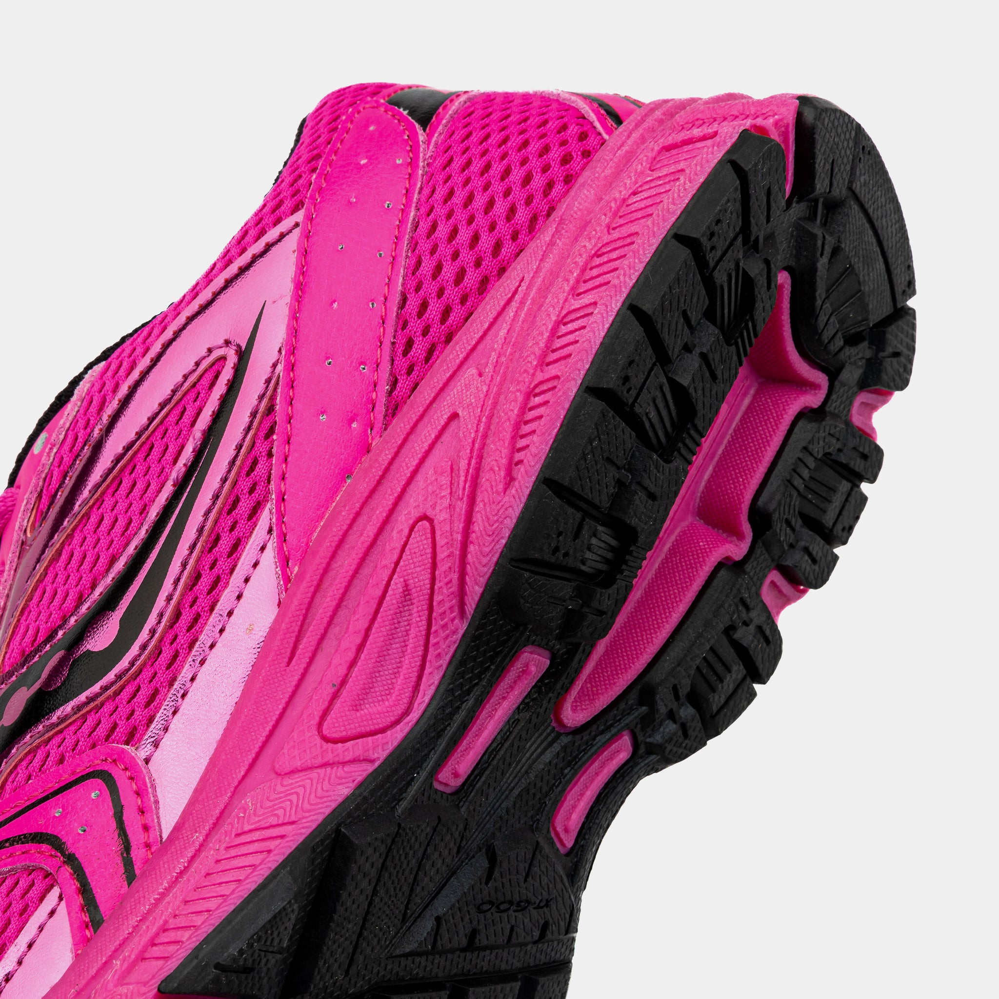 Saucony Ride Millenium Grade School Lifestyle Shoes Pink Black