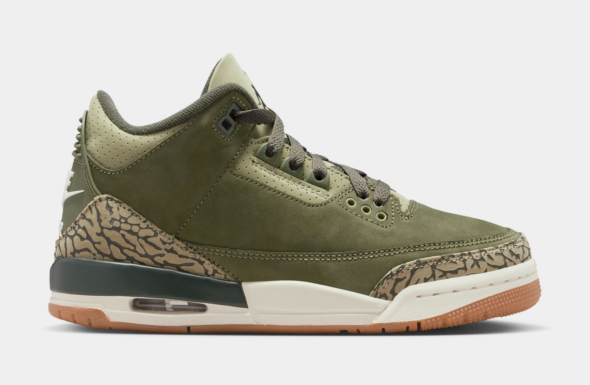 Jordan Air Jordan 3 Retro Medium Olive Grade School Lifestyle