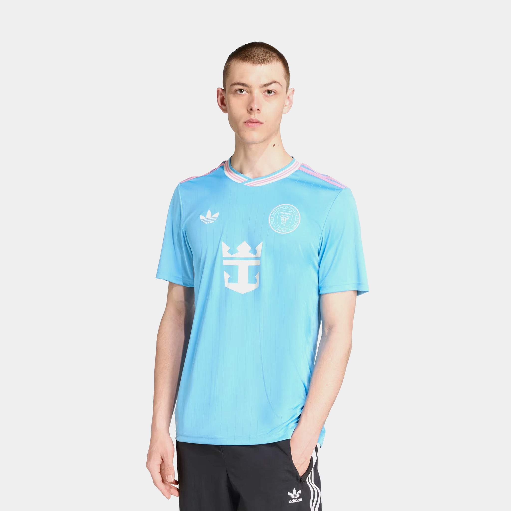 adidas Inter Miami CF Third Messi 2025 Mens Jersey Semi Blue Burst