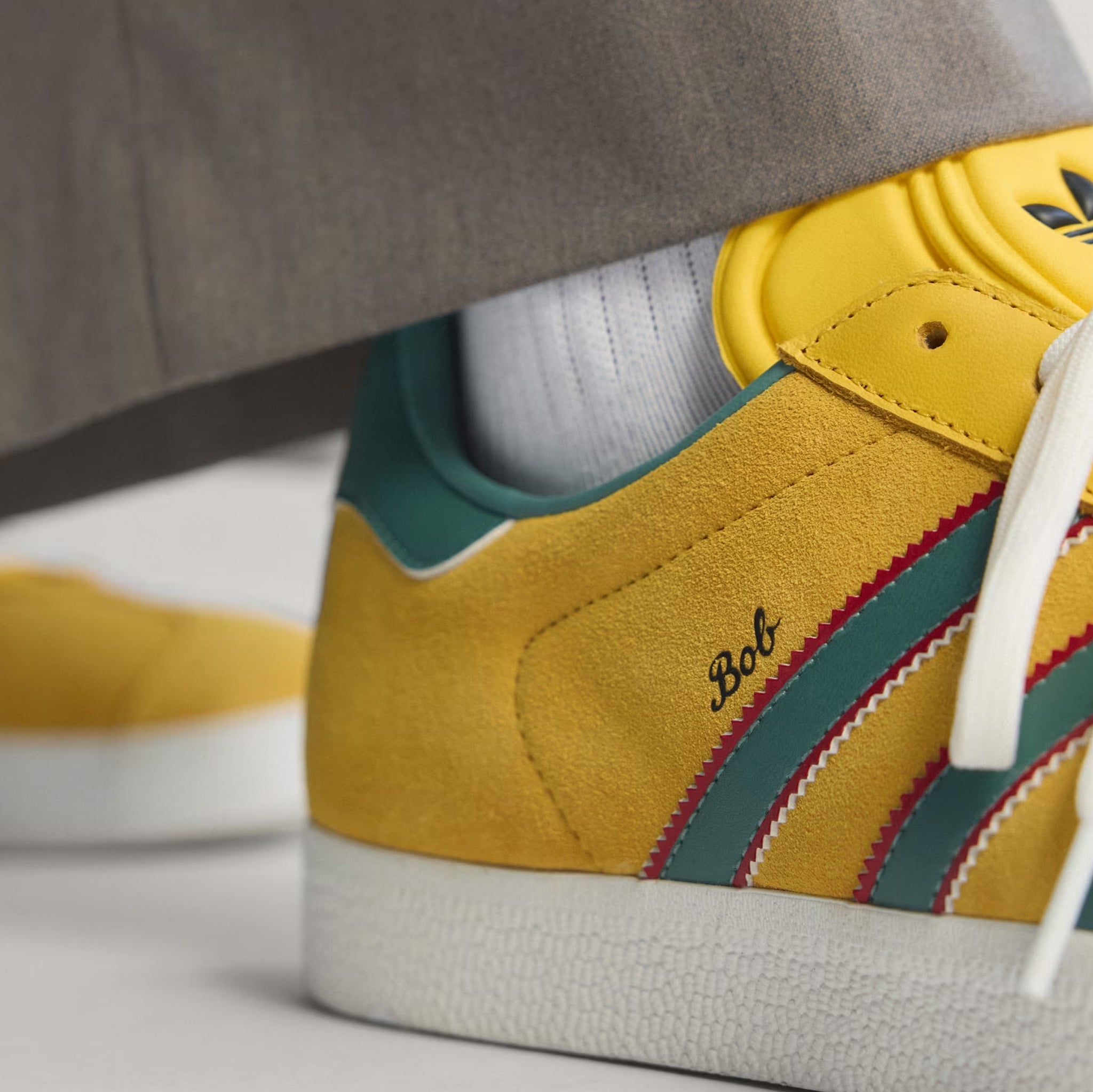 adidas Gazelle Jamaica x Bob Marley Mens Lifestyle Shoes Bold Gold None  Pure KJ3532 – Shoe Palace