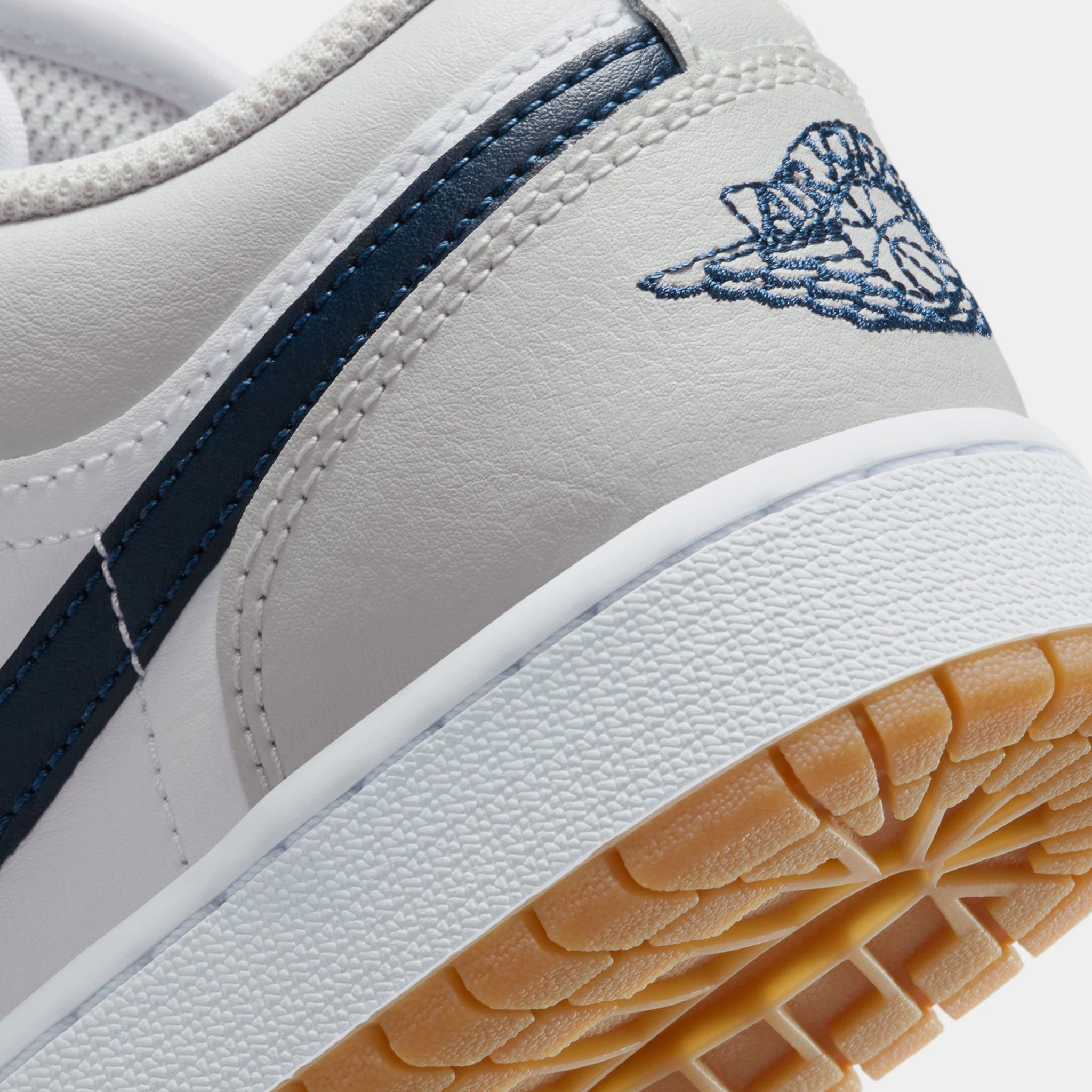 Jordan Air Jordan 1 Low Grade School Basketball Shoes White