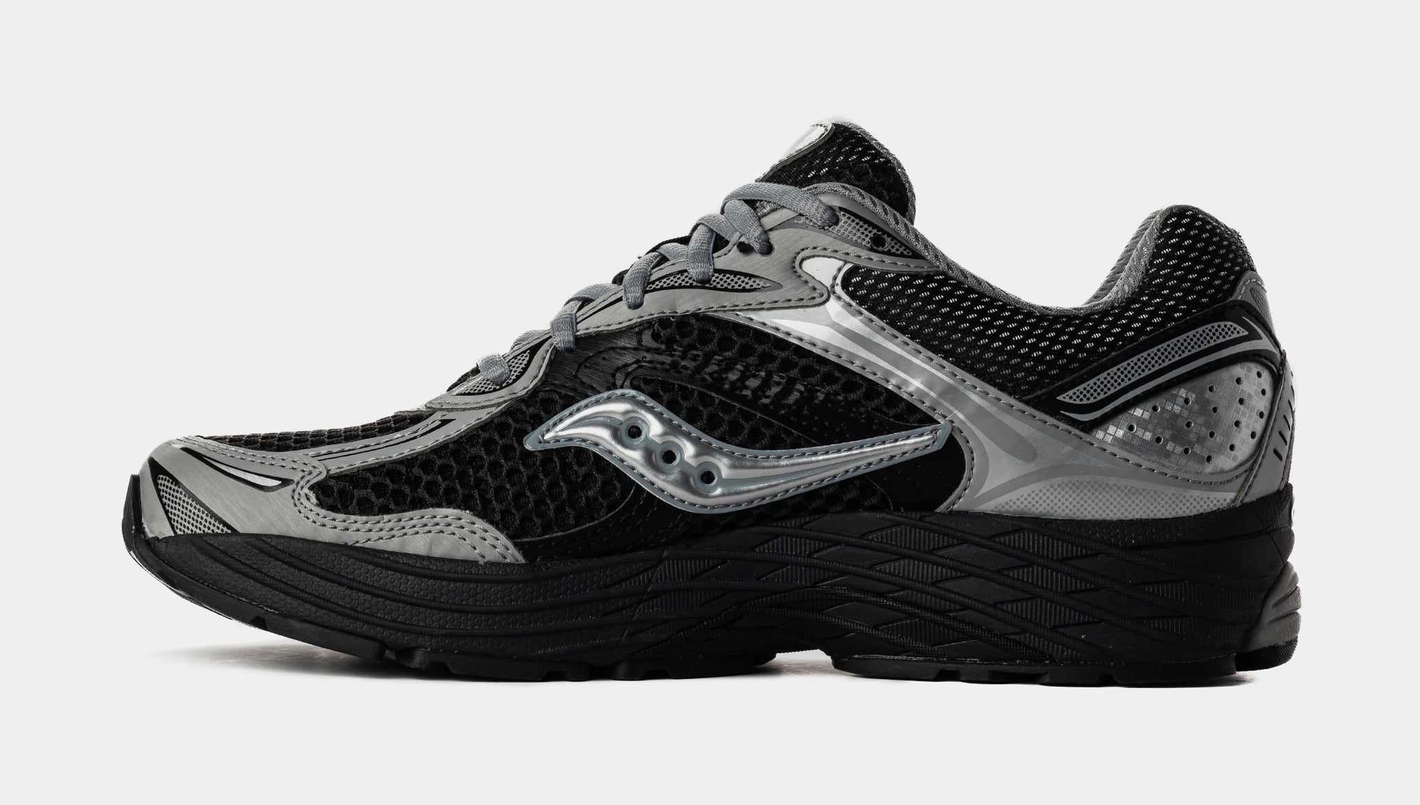 Saucony ProGrid Omni 9 Men\'s Black and Silver S70739-13 Running Shoes Size 12 Saucony ProGrid Omni 9 Mens Running Shoes Black Silver  main image 4