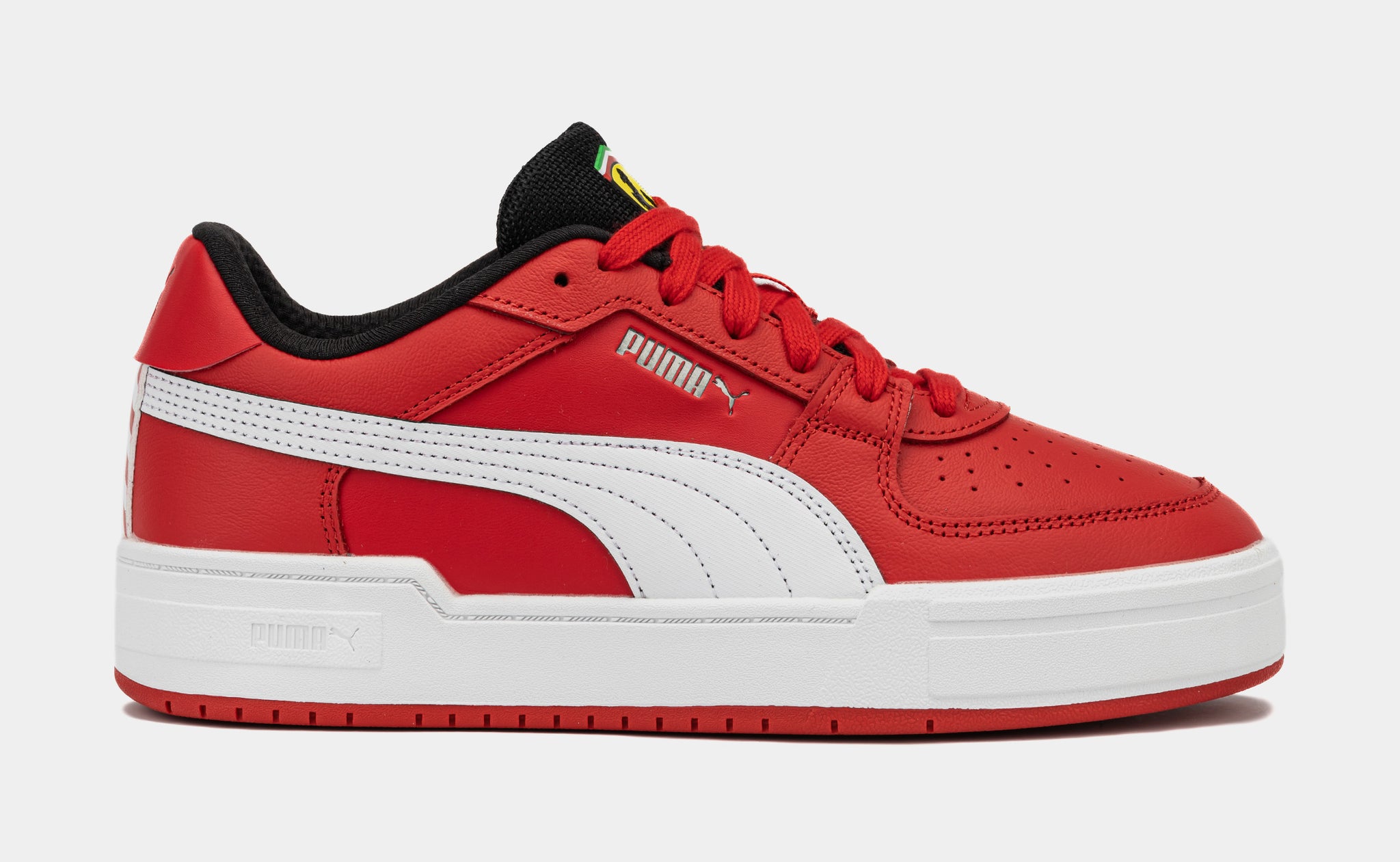 PUMA Scuderia Ferrari CA Pro Mens Lifestyle Shoes Red White 308066 02 ...