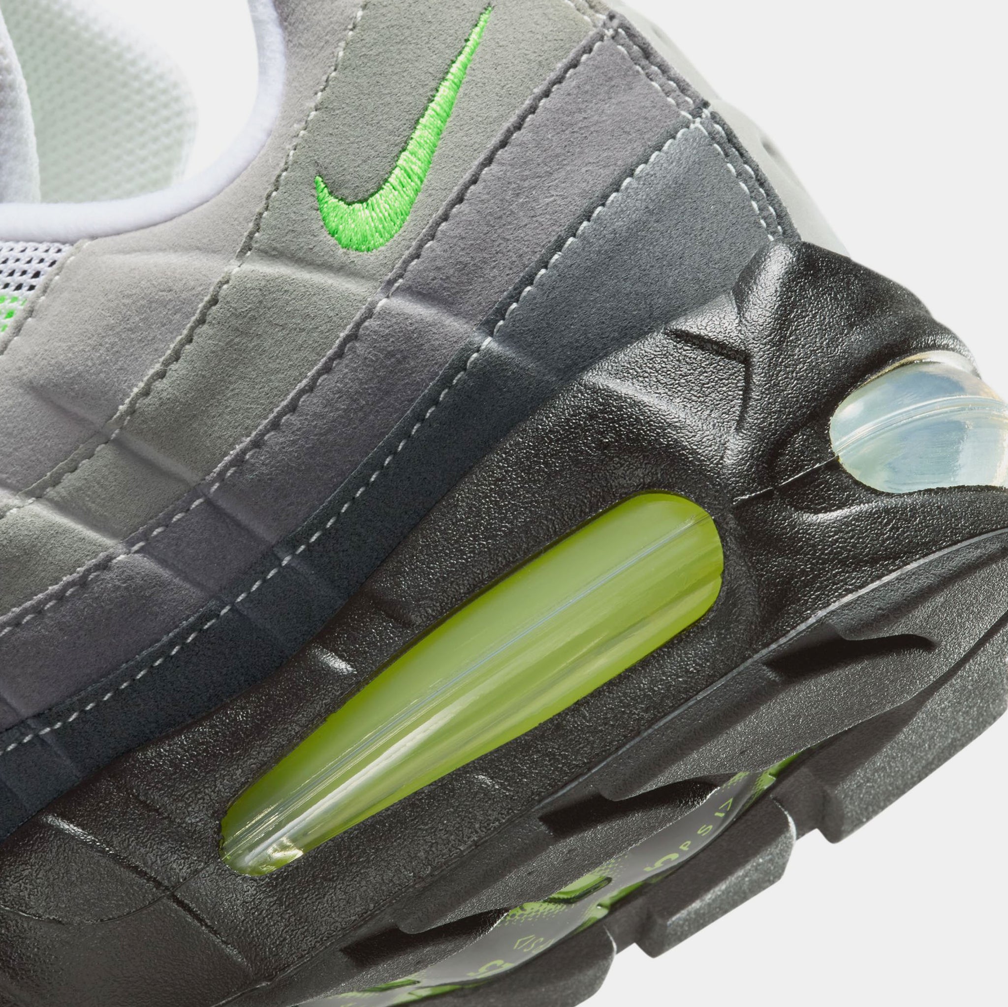 Nike Air Max 95 Big Bubble Neon Mens Running Shoes Black Neon 