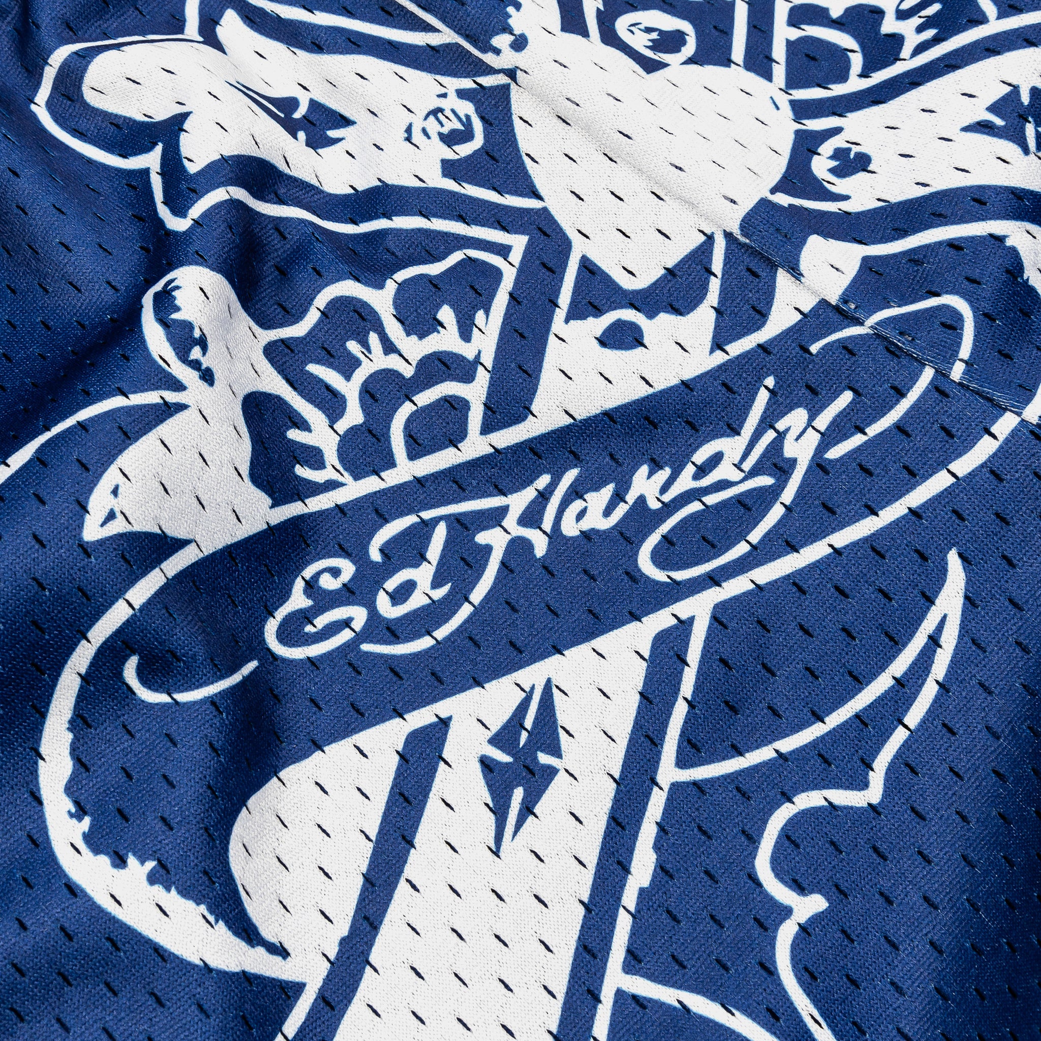 Ed Hardy Cross Snake Mesh Mens Shorts Blue Red EHM8004-6 – Shoe Palace