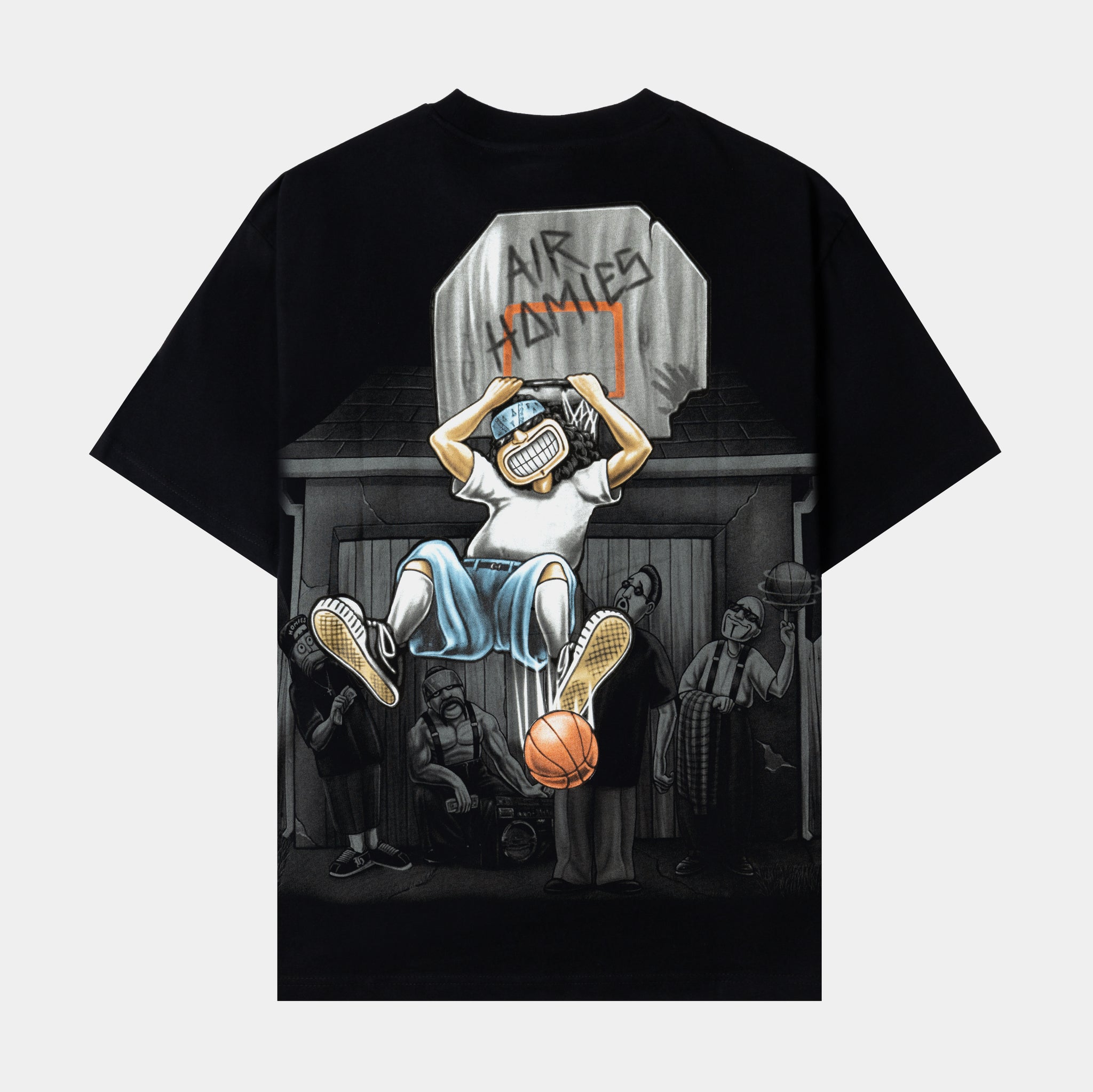 Shoe Palace SP x Homies Air Smiley Mens Short Sleeve Shirt Black