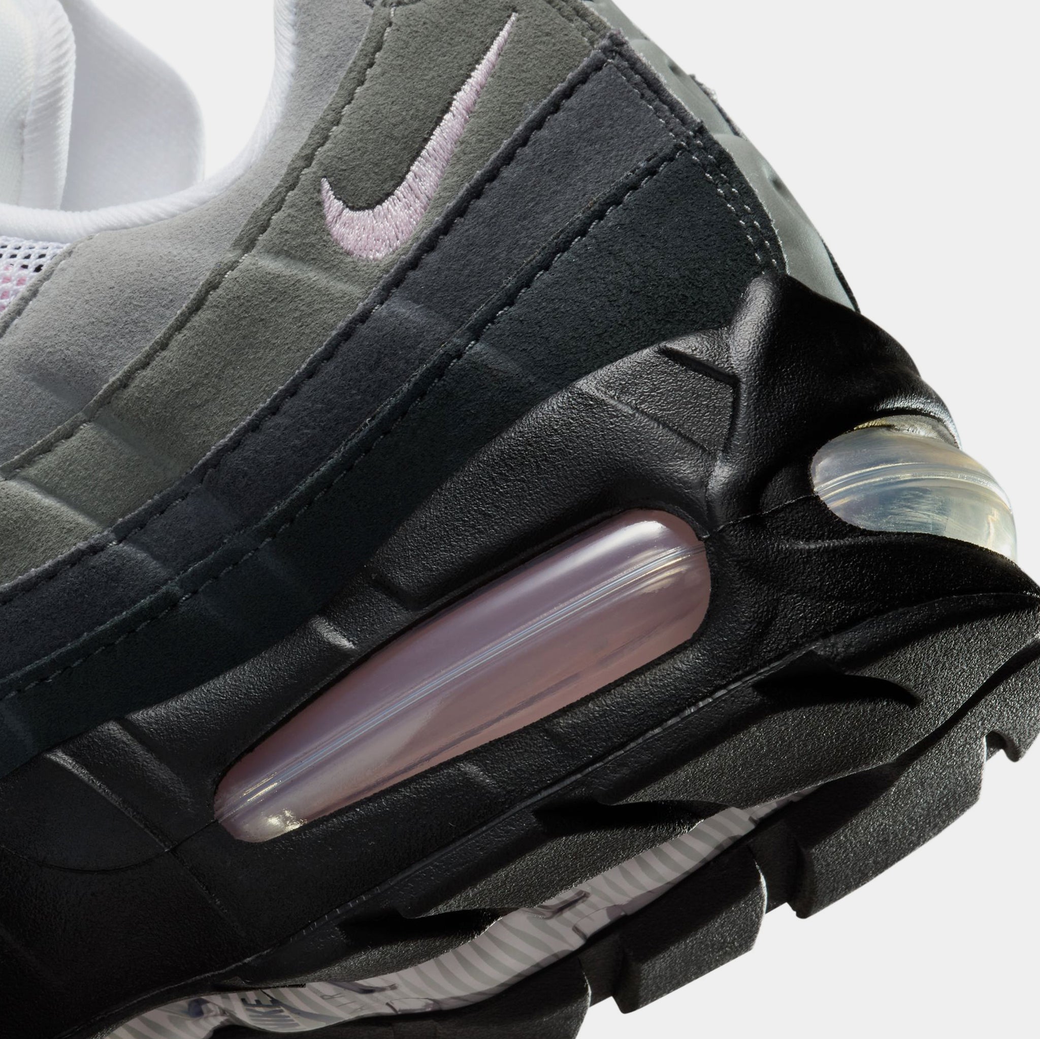 Nike Air Max 95 Big Bubble Pink Foam Womens Running Shoes Black 