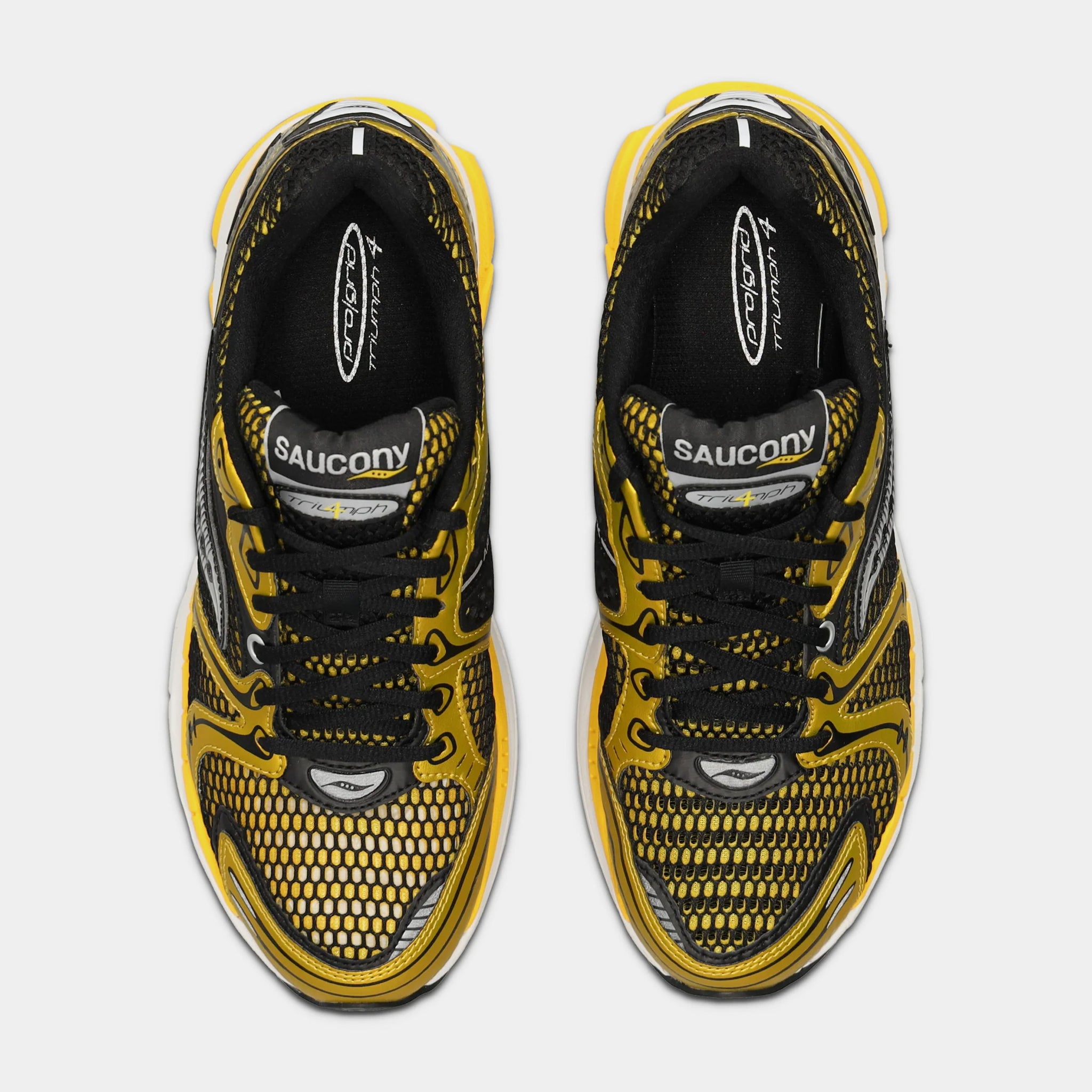 Saucony ProGrid Triumph Mens Running Shoes Lemon Chrome S70704