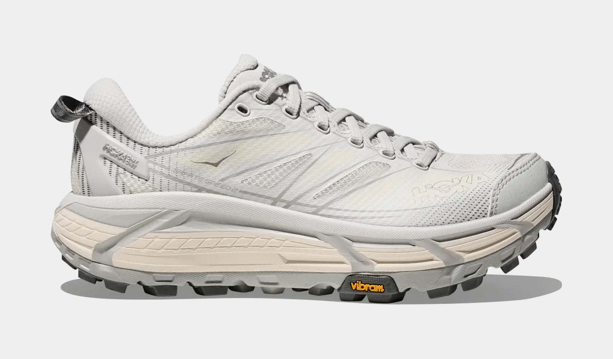 Hoka Mafate Speed 2 Womens Running Shoes Stellar Grey  display picture 2