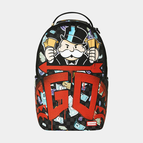 Sprayground Monopoly Time To Go Backpack