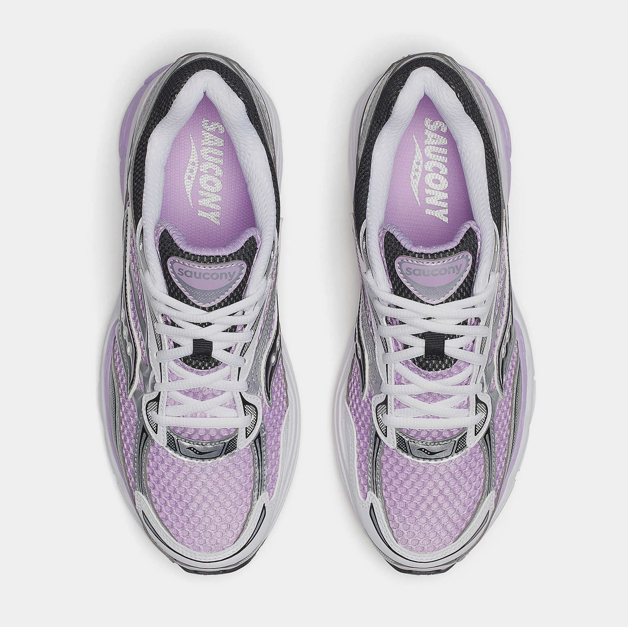 Saucony Progrid Omni 9 Womens Running Shoes Pink Silver  display picture 1