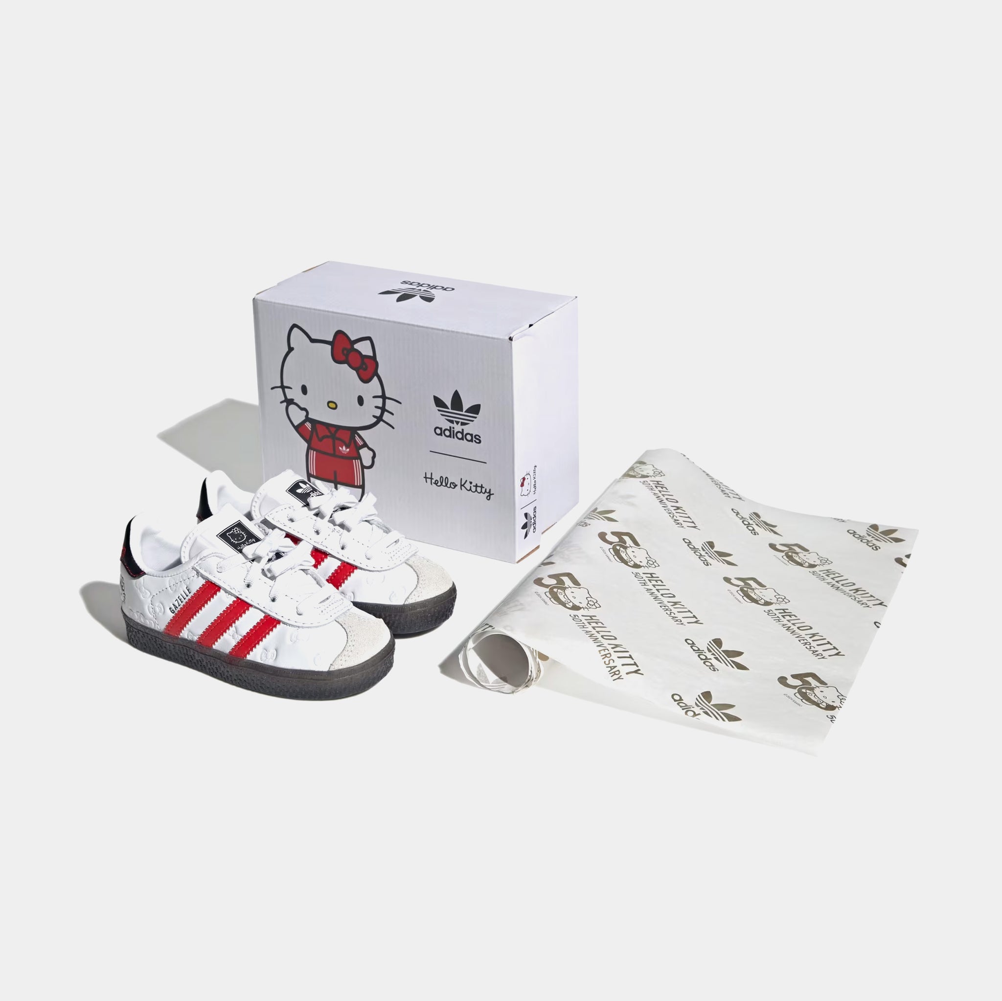 adidas Hello Kitty Gazelle Infant Toddler Lifestyle Shoes Cloud White Red  Bl IH9956 – Shoe Palace