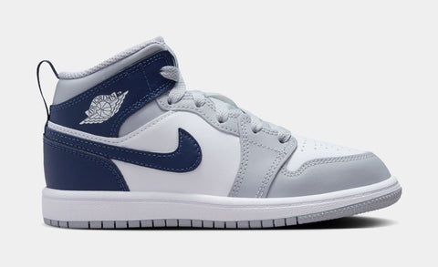 Jordan Golf ネイビー/グレー/ホワイト ハイカット　US9 27cm Jordan - Men - Air Jordan 1 Mid - White/Midnight Navy/Wolf Grey