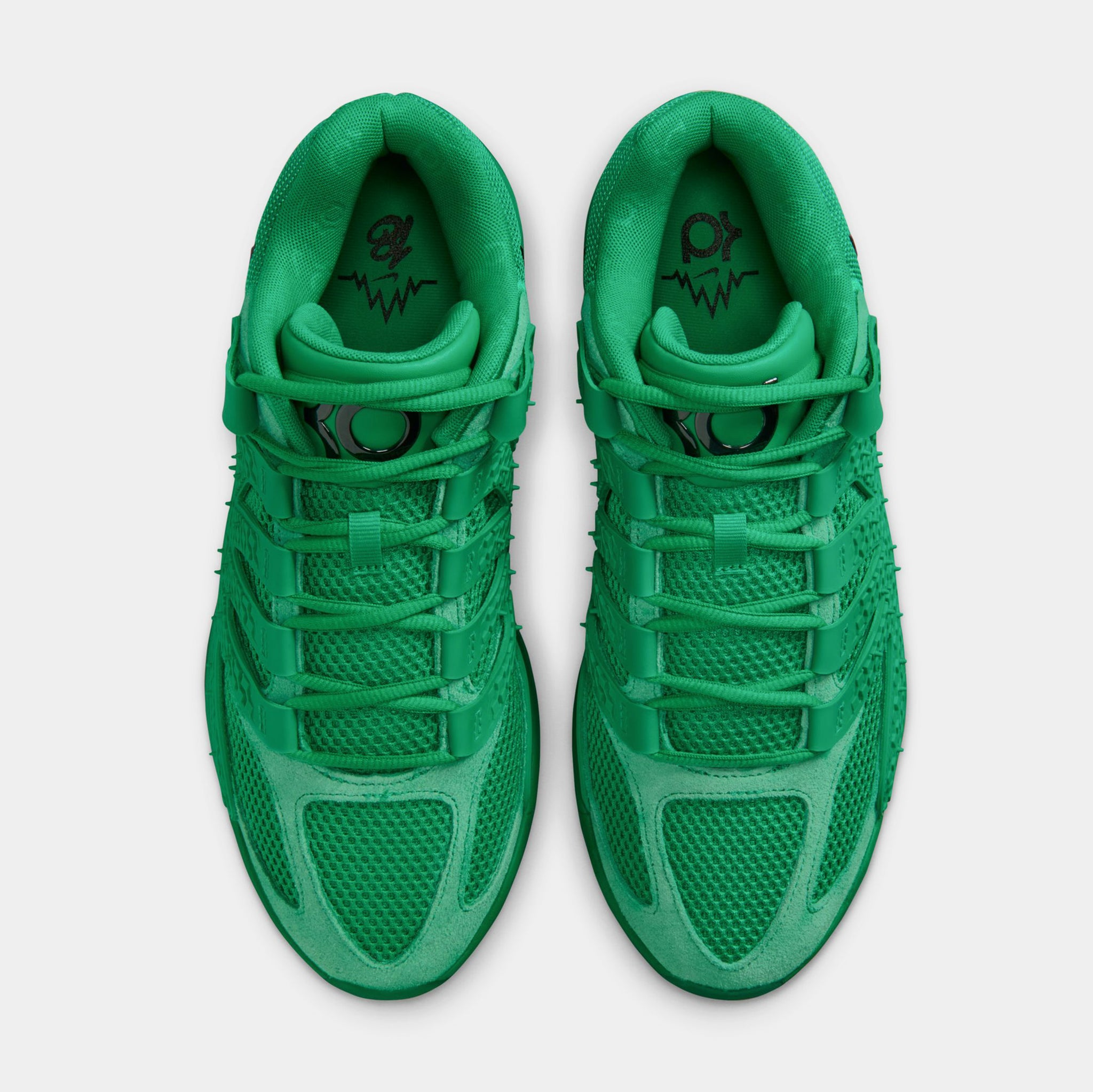 Nike KD 18 Warning Label Mens Basketball Shoes Stadium Green Black
