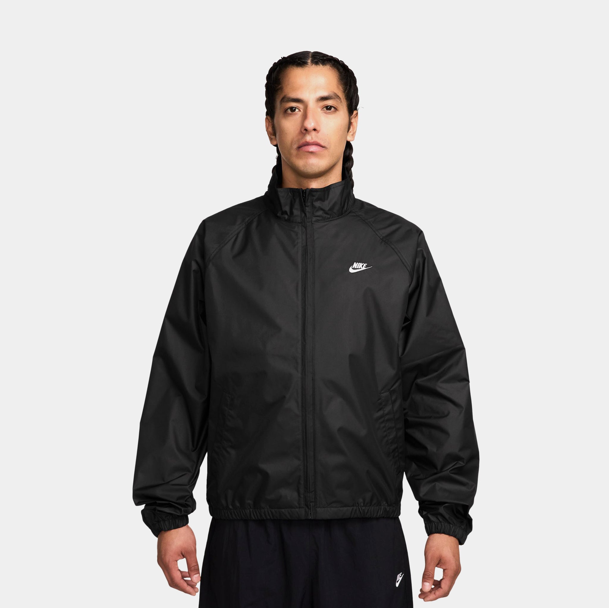 Nike NSW Roscoe Full Zip Mens Jacket Black White HV1139-010 – Shoe  display picture 1