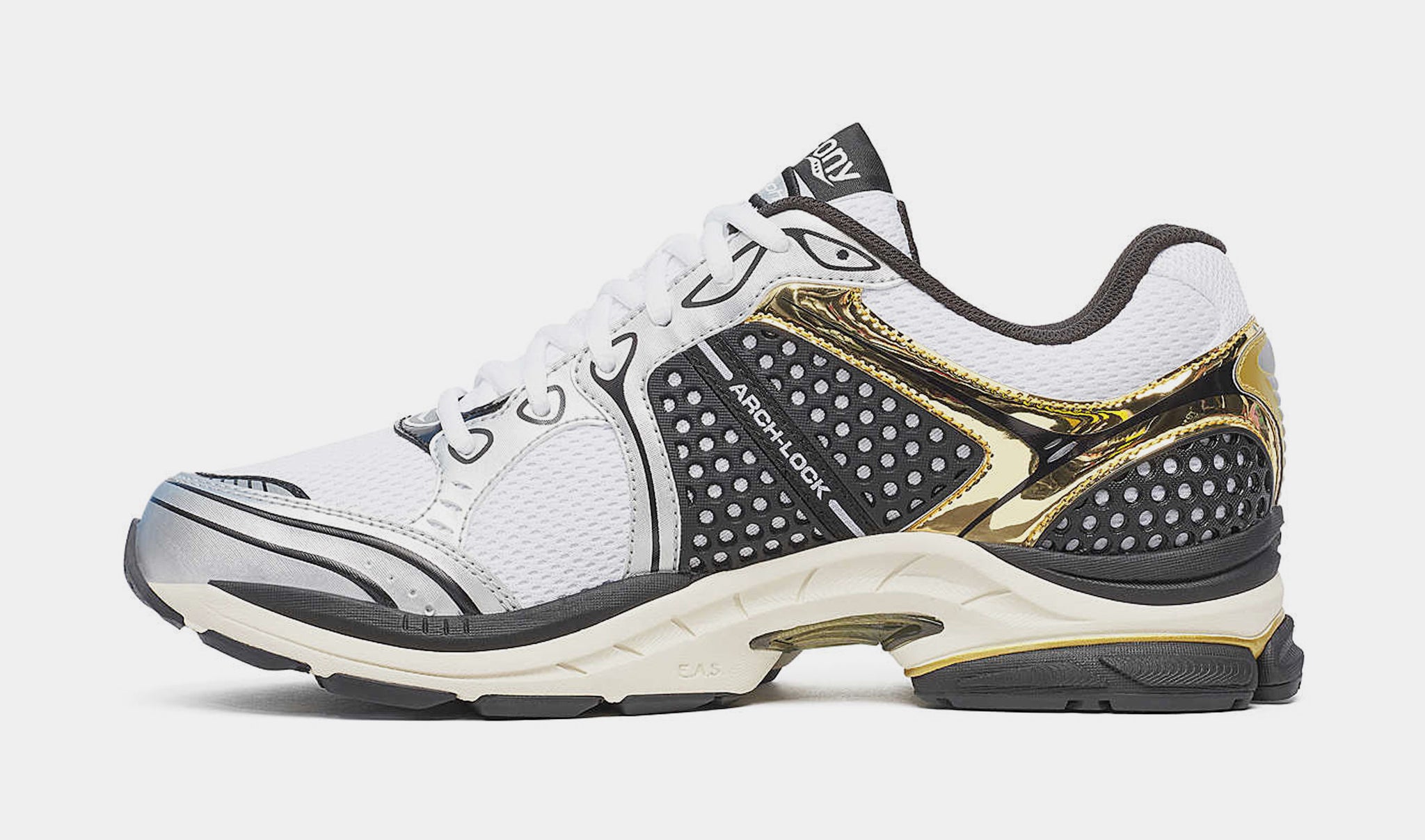 Saucony Progrid Triumph 4 Mens Running Shoes Gold Chrome S70805-10