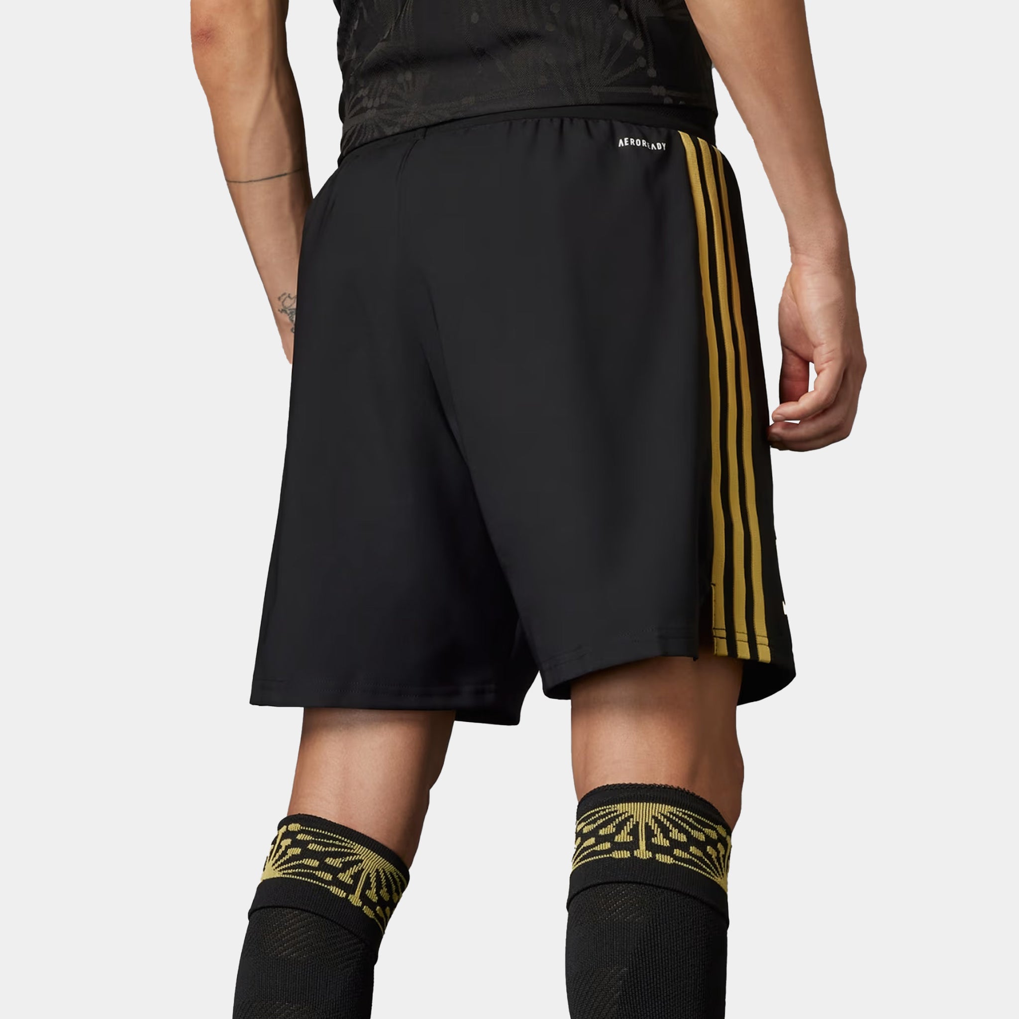 adidas Mexico 25 Gold Mens Shorts Black Gold JF0390 – Shoe Palace