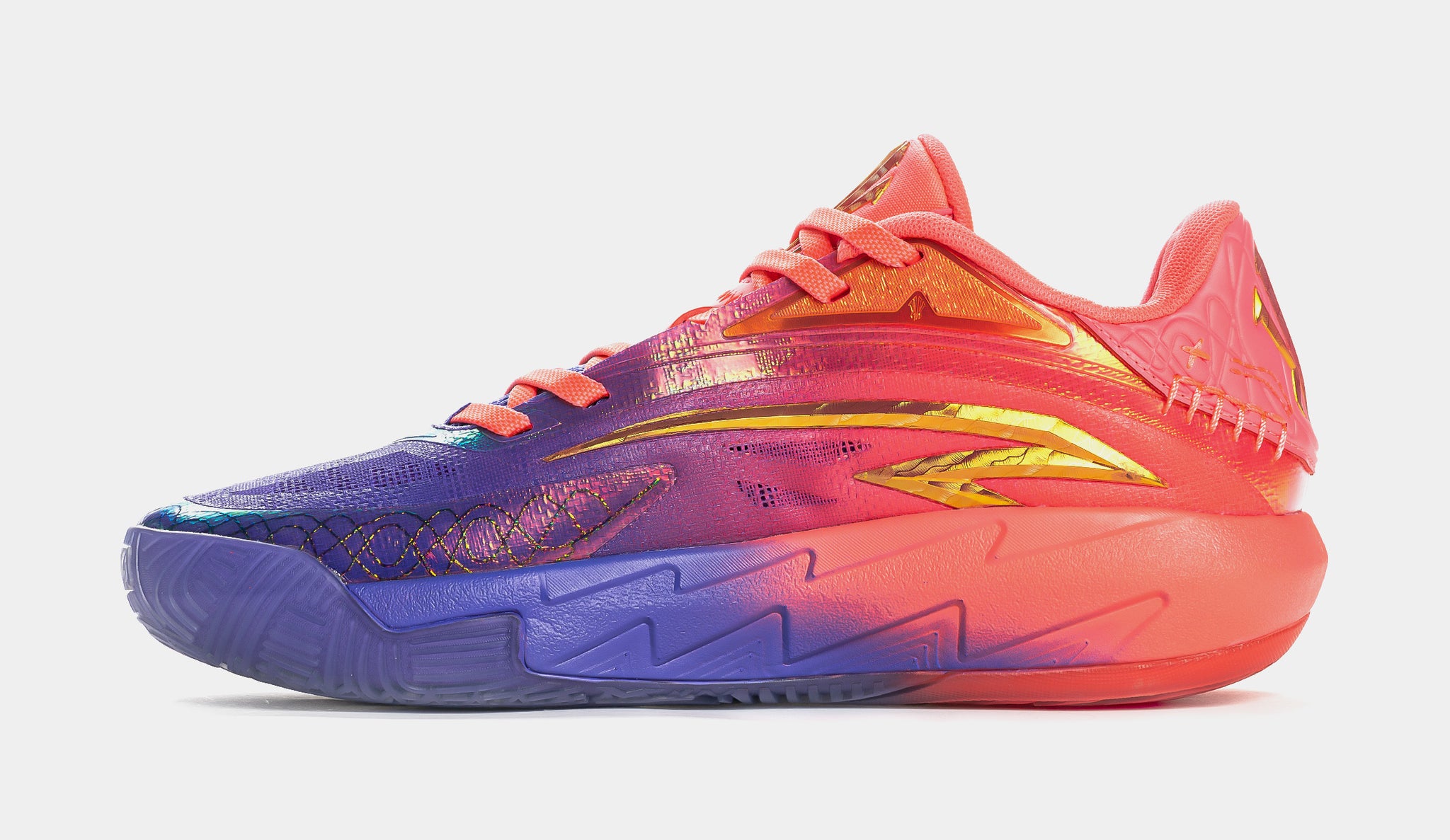 ANTA Kai 3 432HZ Mens Basketball Shoes Pink Purple 8126B1102-1