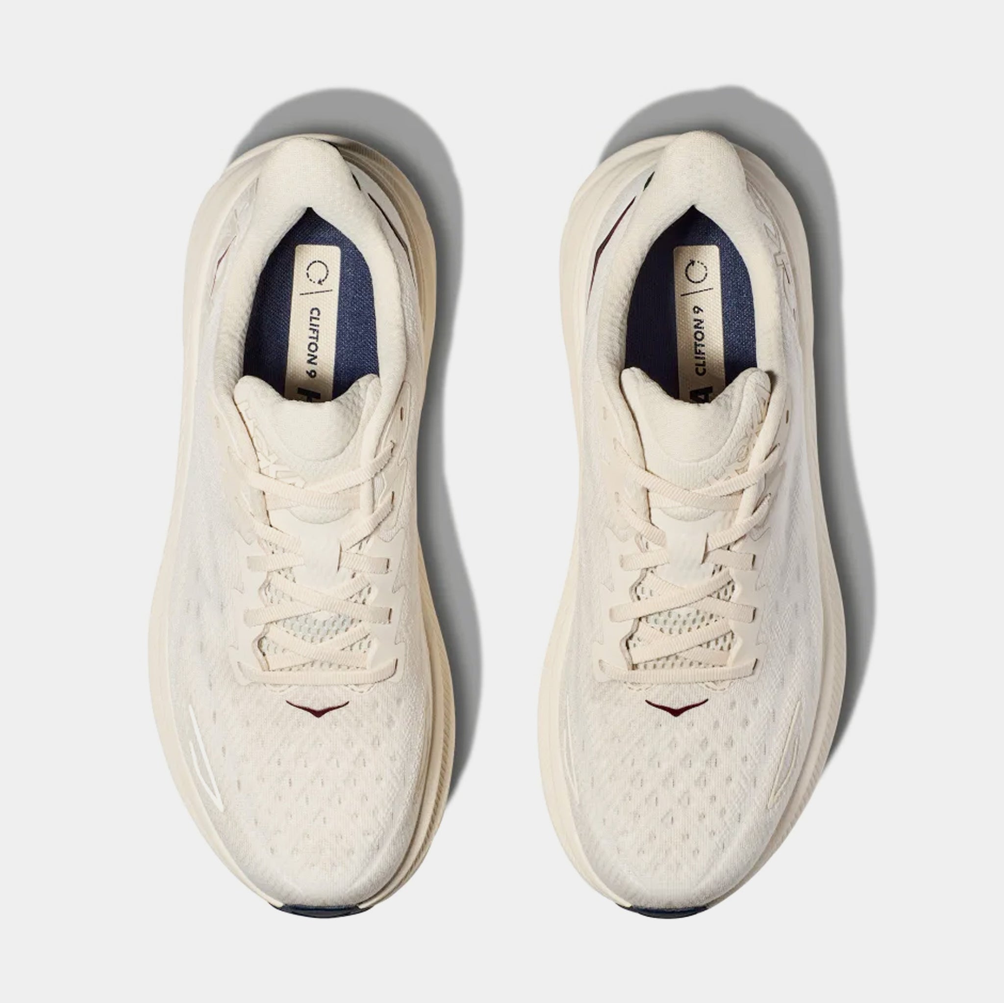 Hoka Clifton 9 Mens Running Shoes Oat Milk Alabaster 1127895-OST 