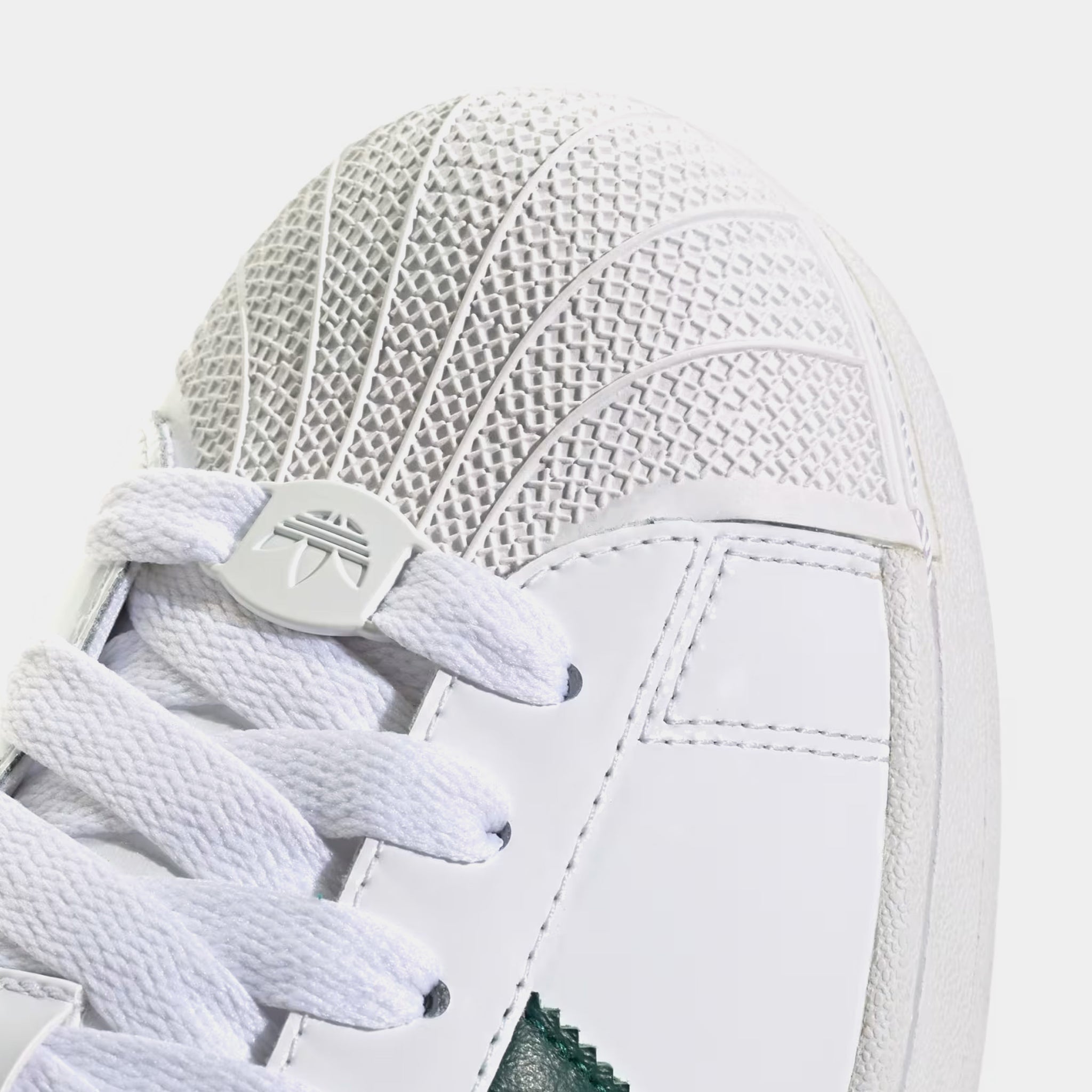 adidas Superstar II Mens Lifestyle Shoes Cloud White Collegiate Green White  JR7314 – Shoe Palace