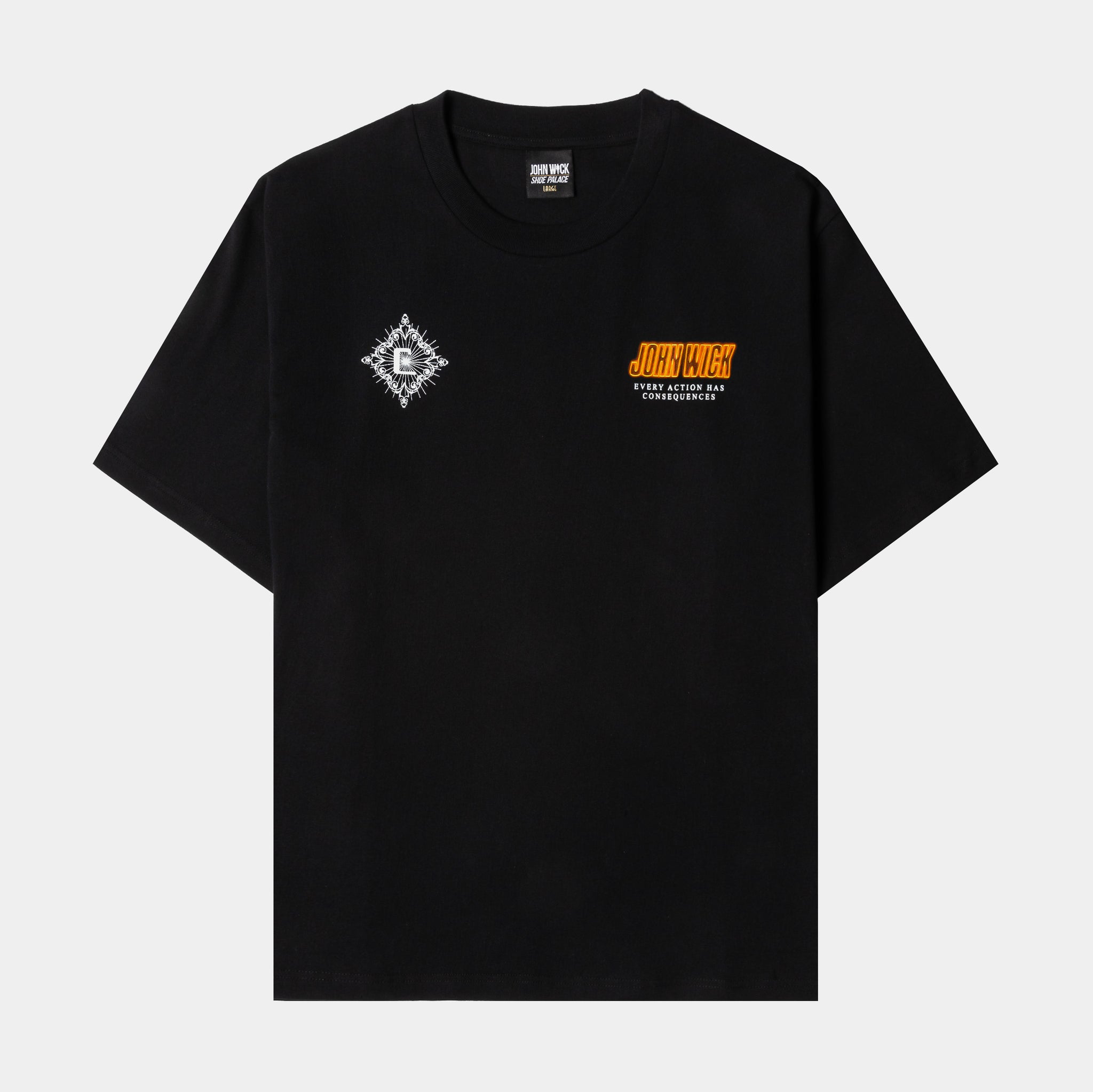 Shoe Palace SP x John Wick Action Mens Short Sleeve Shirt Black