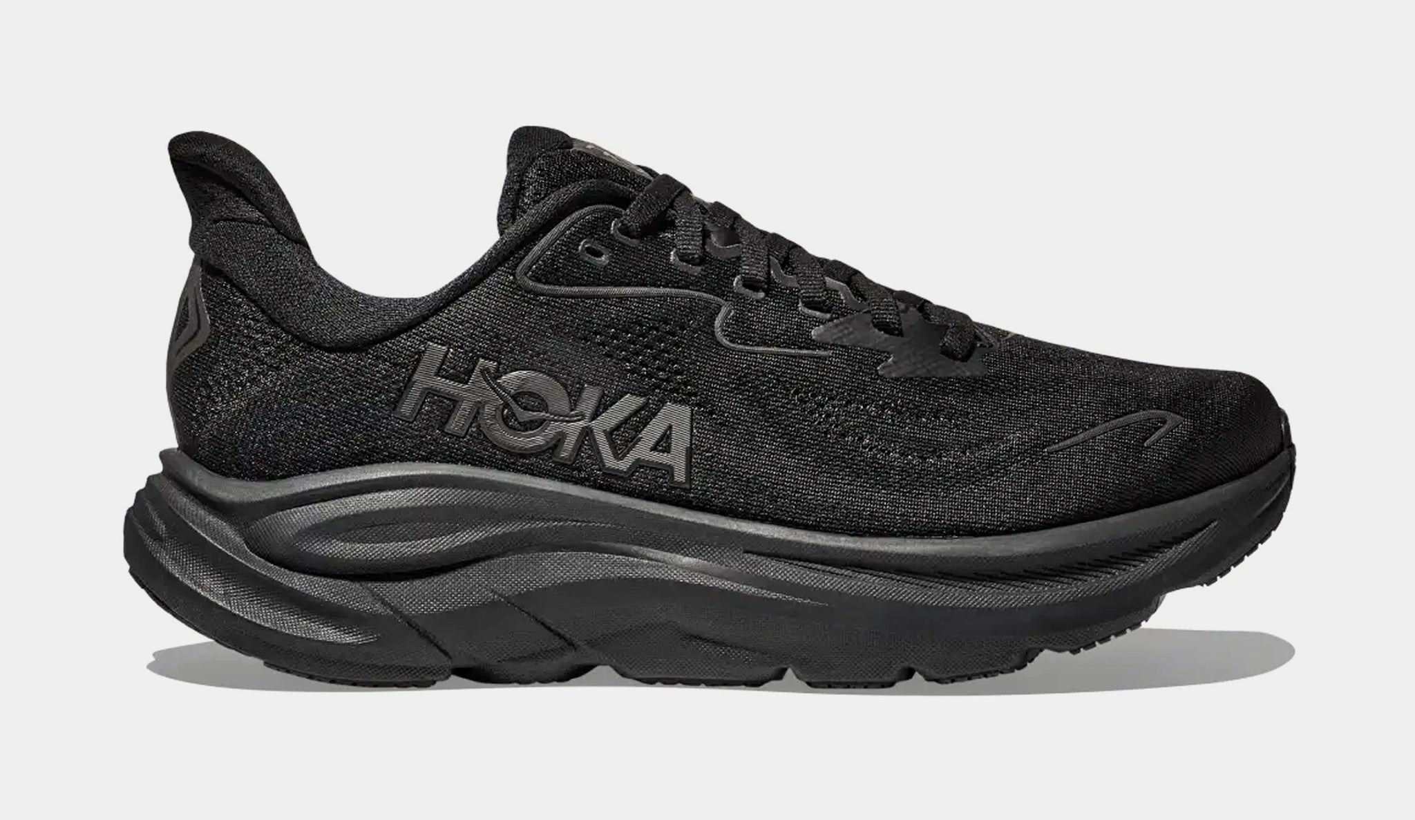 Hoka Clifton 10 Mens Running Shoes Black Black 1162030-BBLC – Shoe