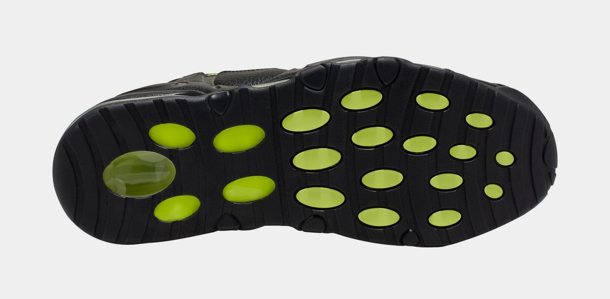 Nike Air Max Uptempo 95 Black Volt Mens Basketball Shoes 