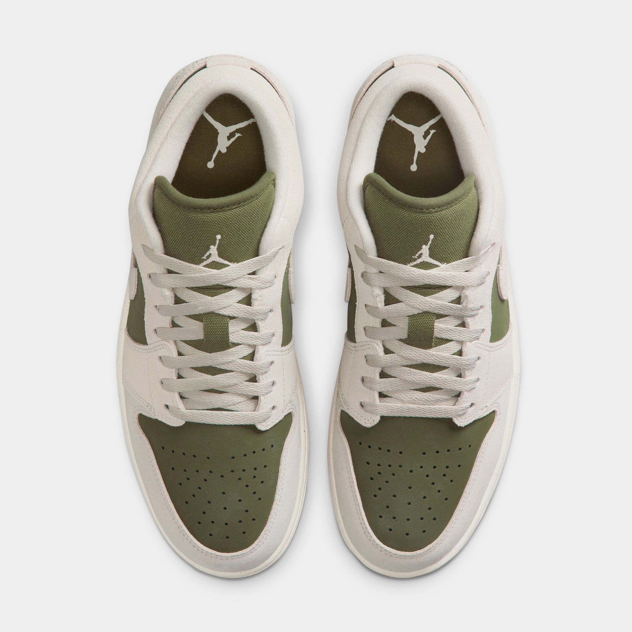 Jordan Air Jordan 1 Low SE Mens Lifestyle Shoes Medium Olive Sail