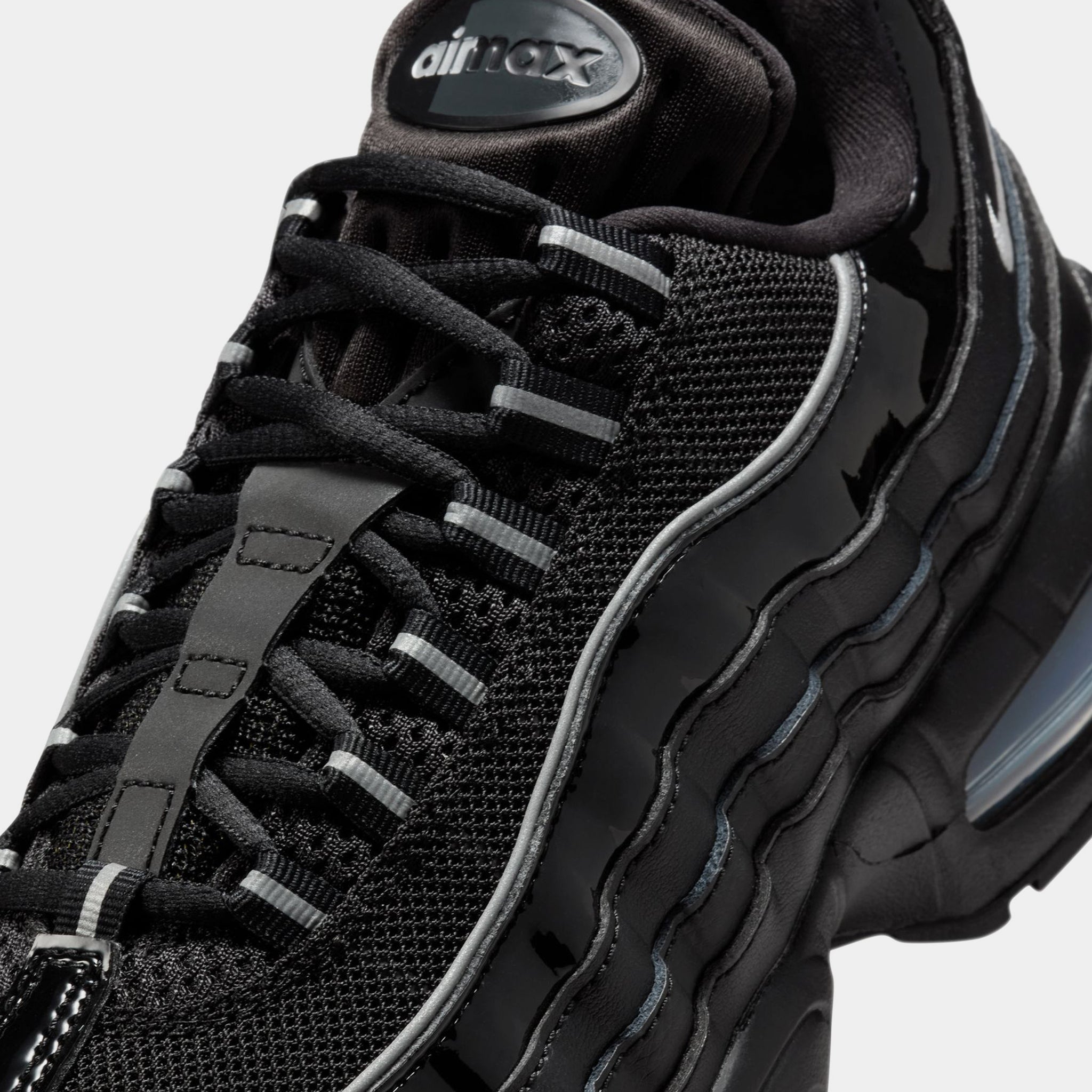 Nike Air Max 95 Womens Running Shoes Black Reflect Silver White