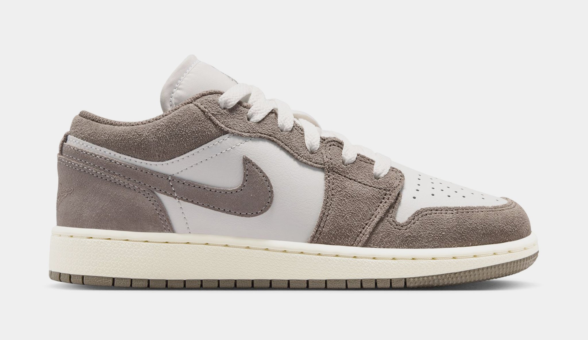 Jordan Air Jordan 1 Retro Grade School Lifestyle Shoes Olive Grey