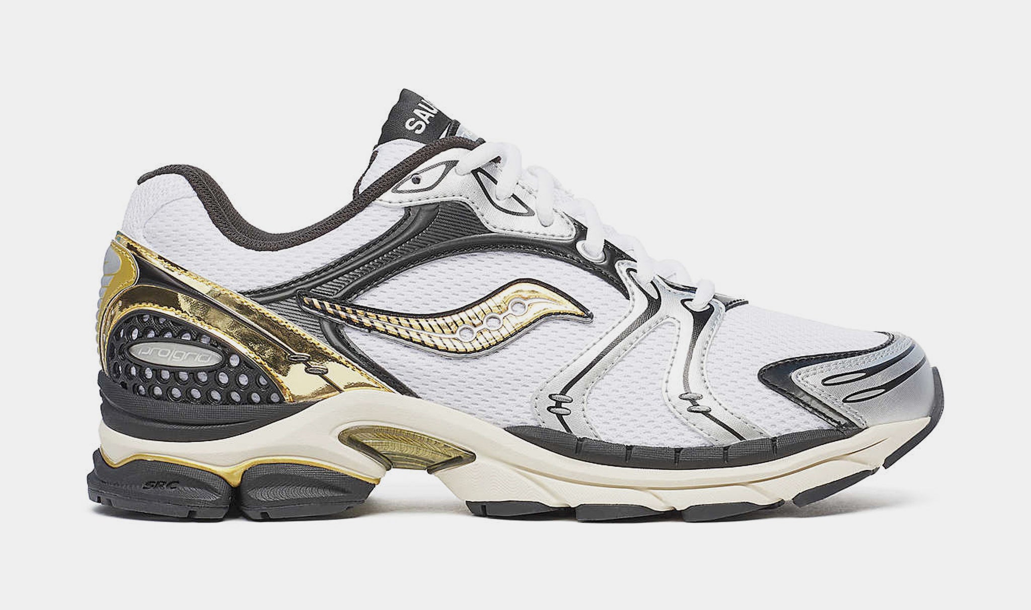 Saucony ProGrid Triumph 4 S70805-10 Size 10 Saucony Progrid Triumph 4 Mens Running Shoes Gold Chrome  main image 3