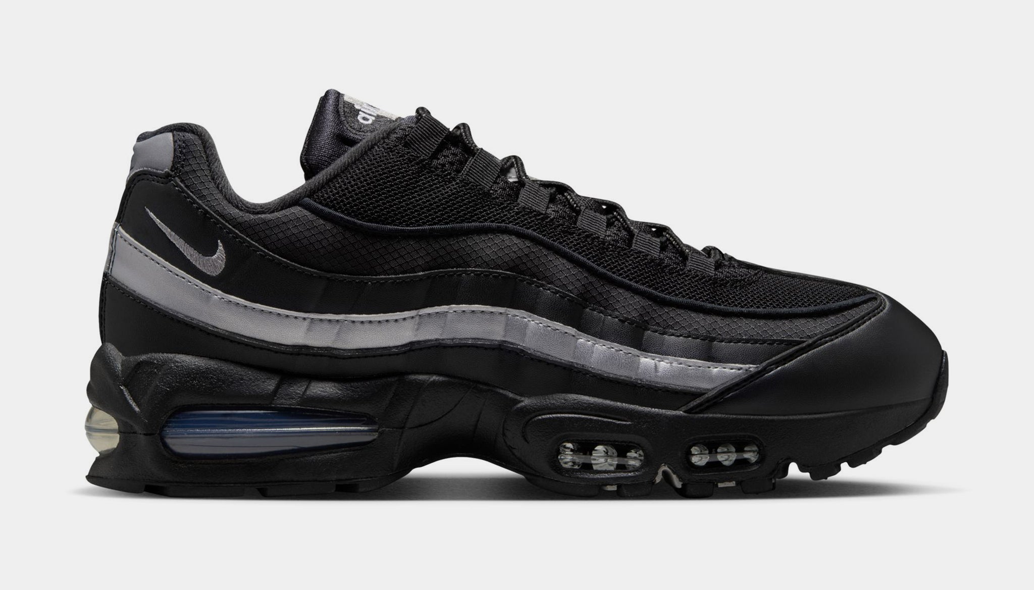 Nike Air Max 95 Big Bubble Mens Running Shoes Black Black White 