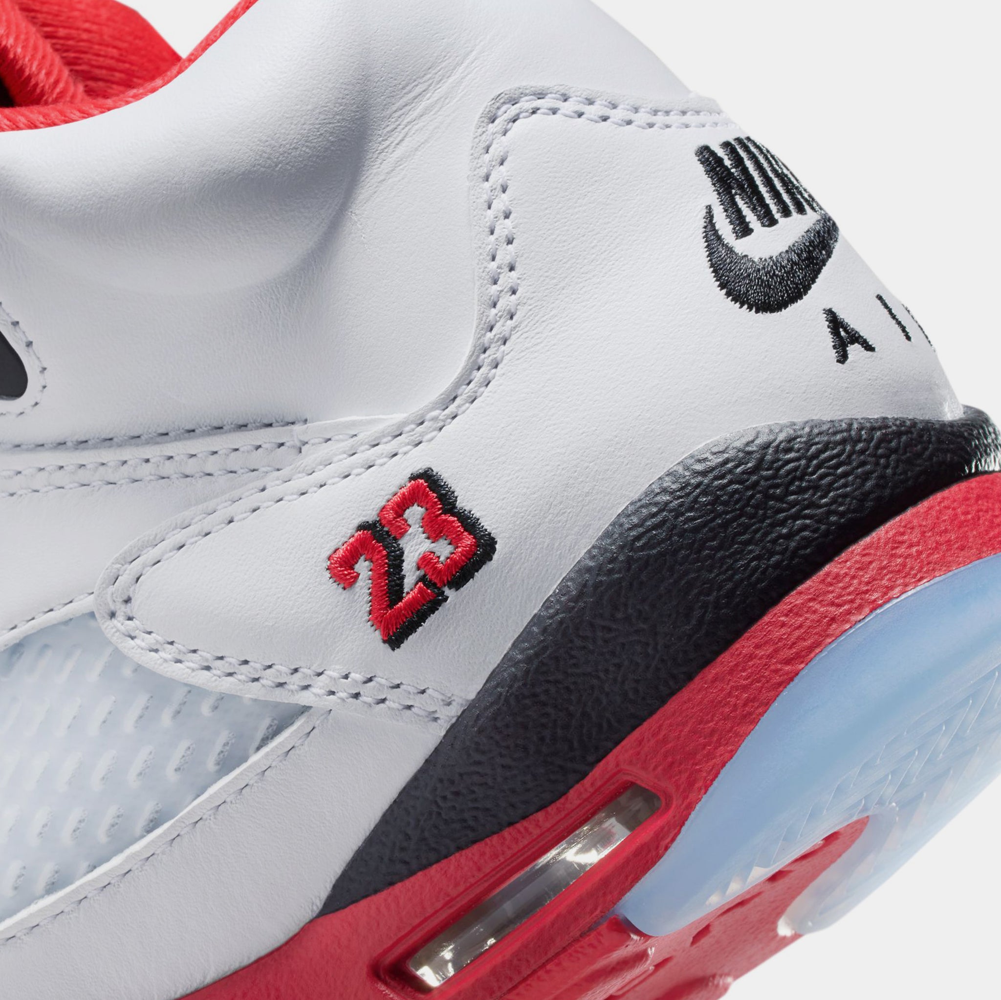 Jordan Air Jordan 5 Retro Fire Red Grade School Lifestyle Shoes 