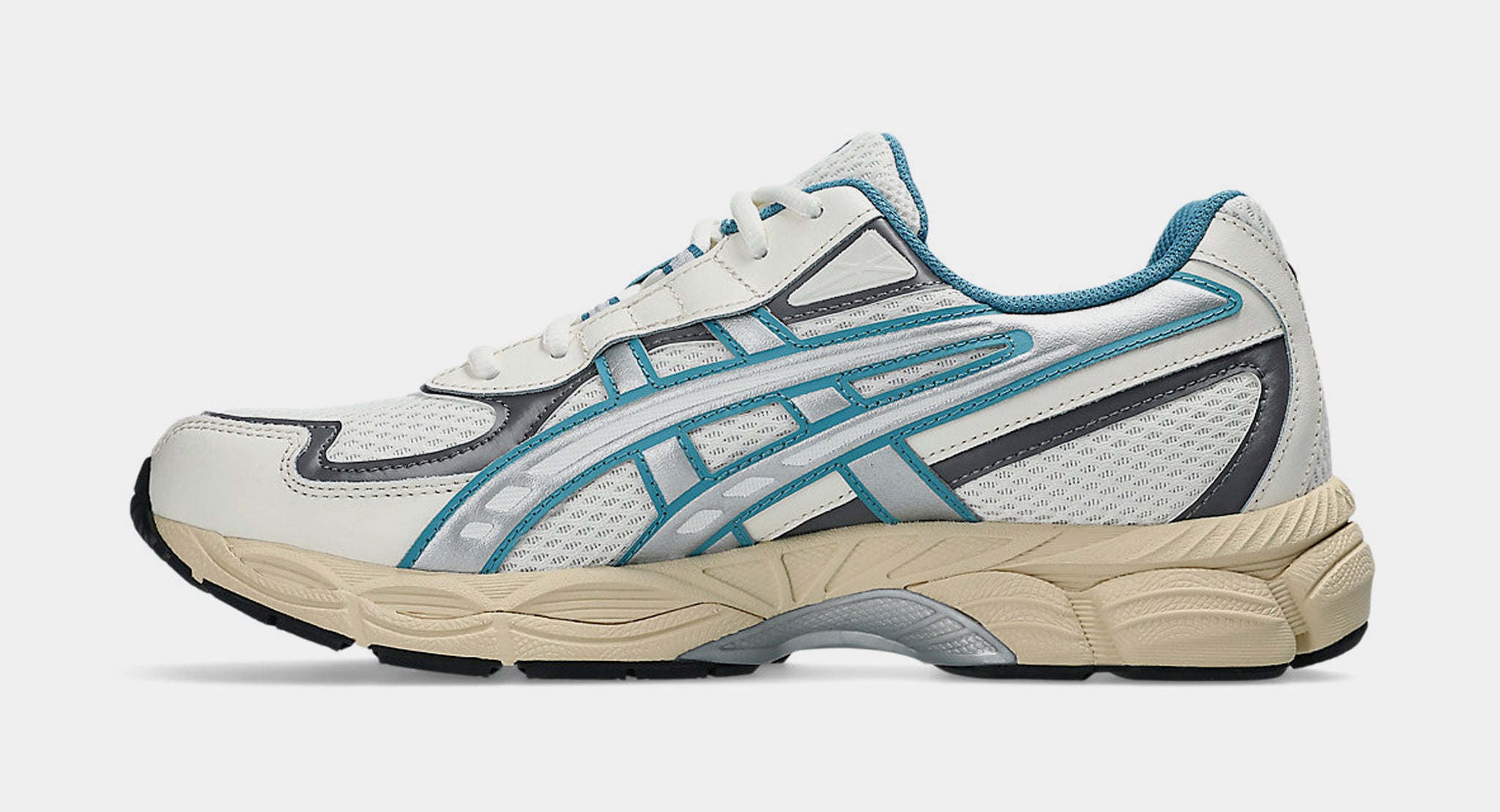 ASICS Gel-NYC 2055 Mens Running Shoes Cream Blue Teal 1203A542-106