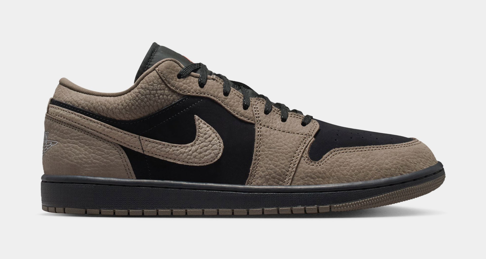 Jordan Air Jordan 1 Low SE Mens Lifestyle Shoes Black Light Wild