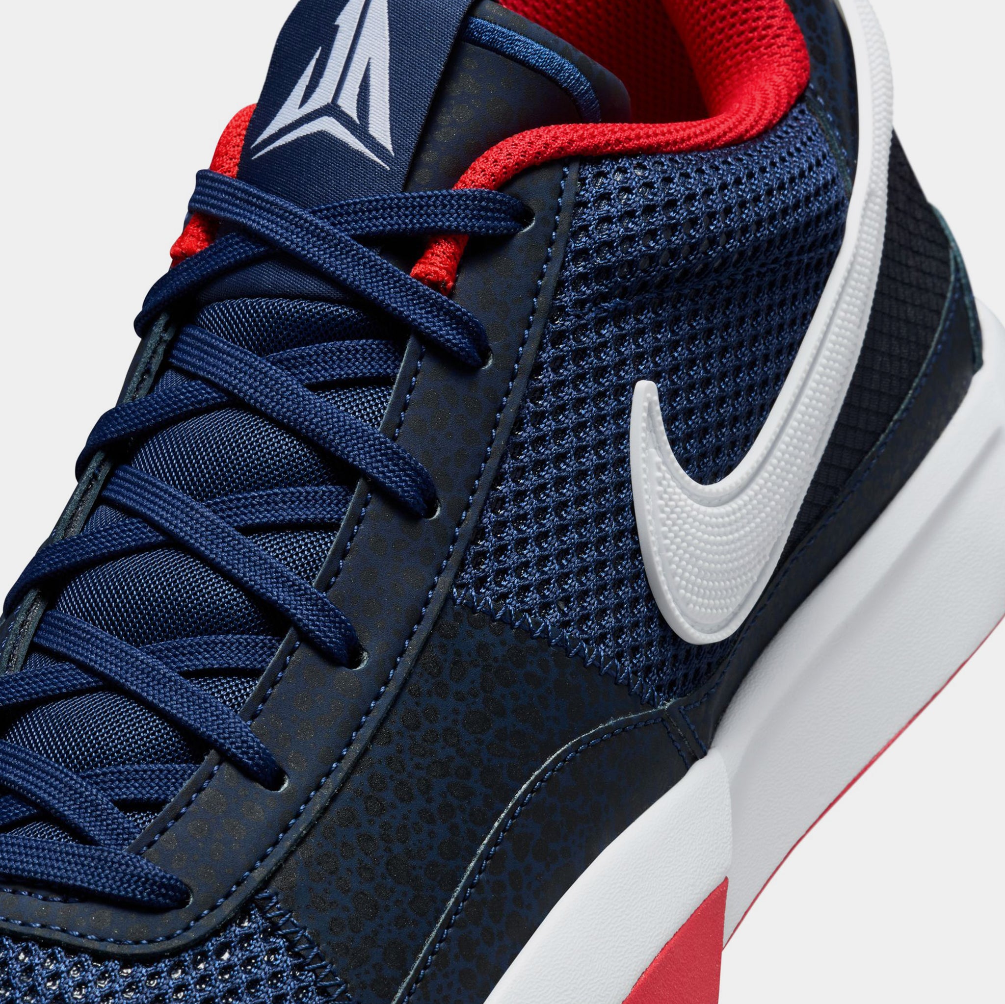 Nike Ja USA Mens Basketball Shoes Blue White Red FQ4796-403