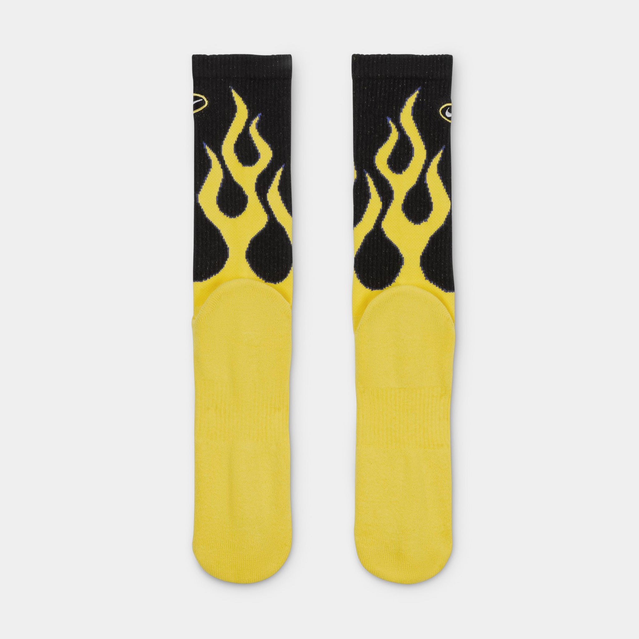 black and yellow nike socks