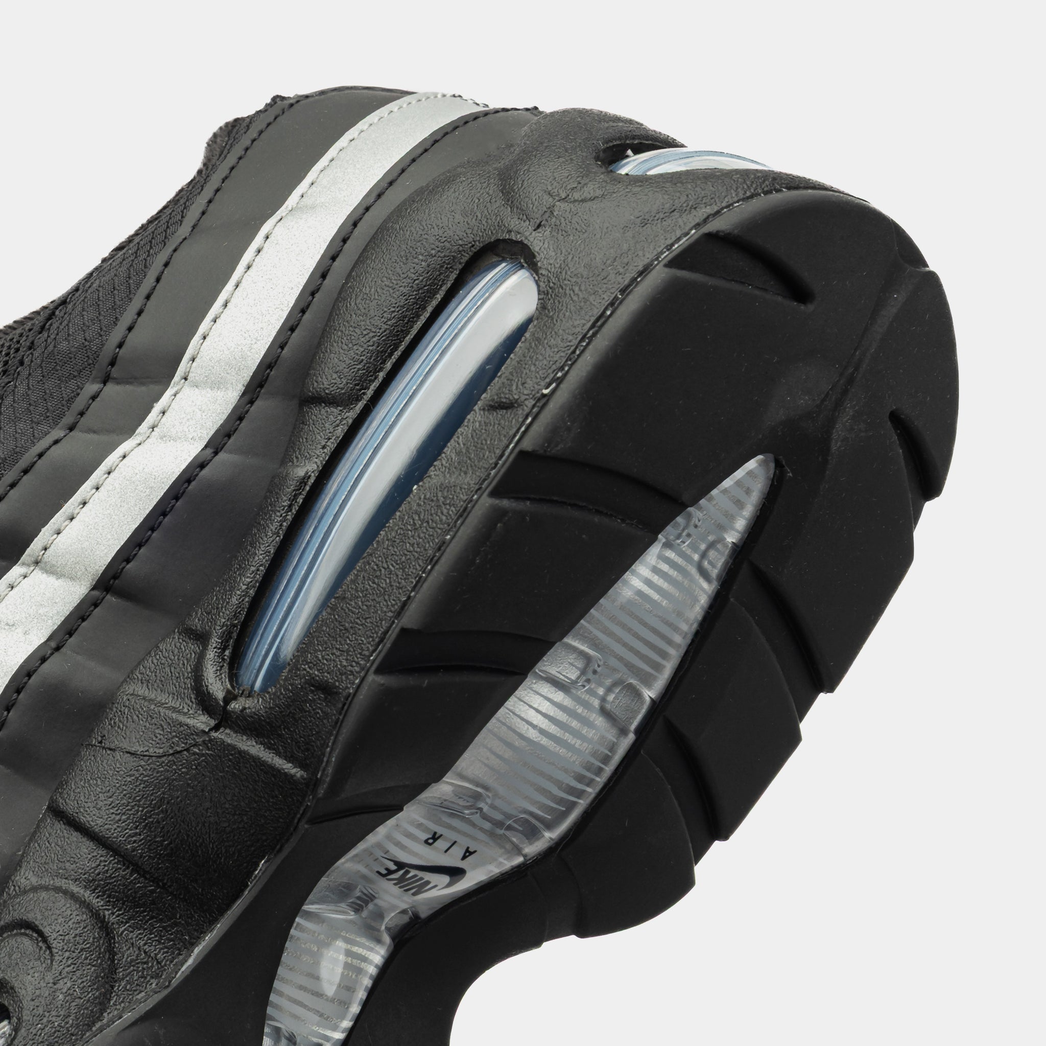 nike air max backpack metallic black Nike Air Max 95 Grade School Running Shoes Black Metallic Silver Black Whi  II4130-013 – Shoe Palace