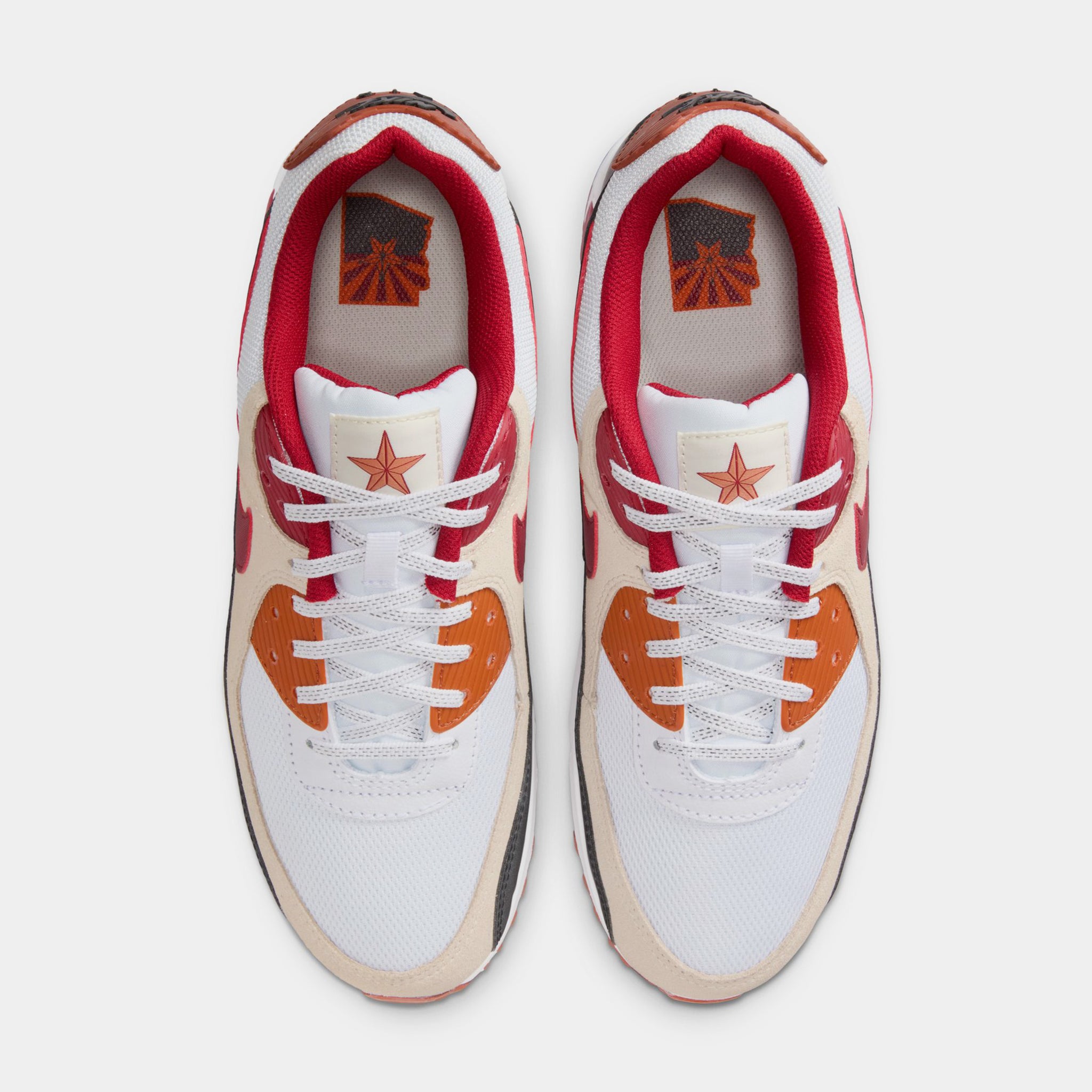 Nike Air Max 90 Arizona Cardinals Mens Running Shoes White Tough