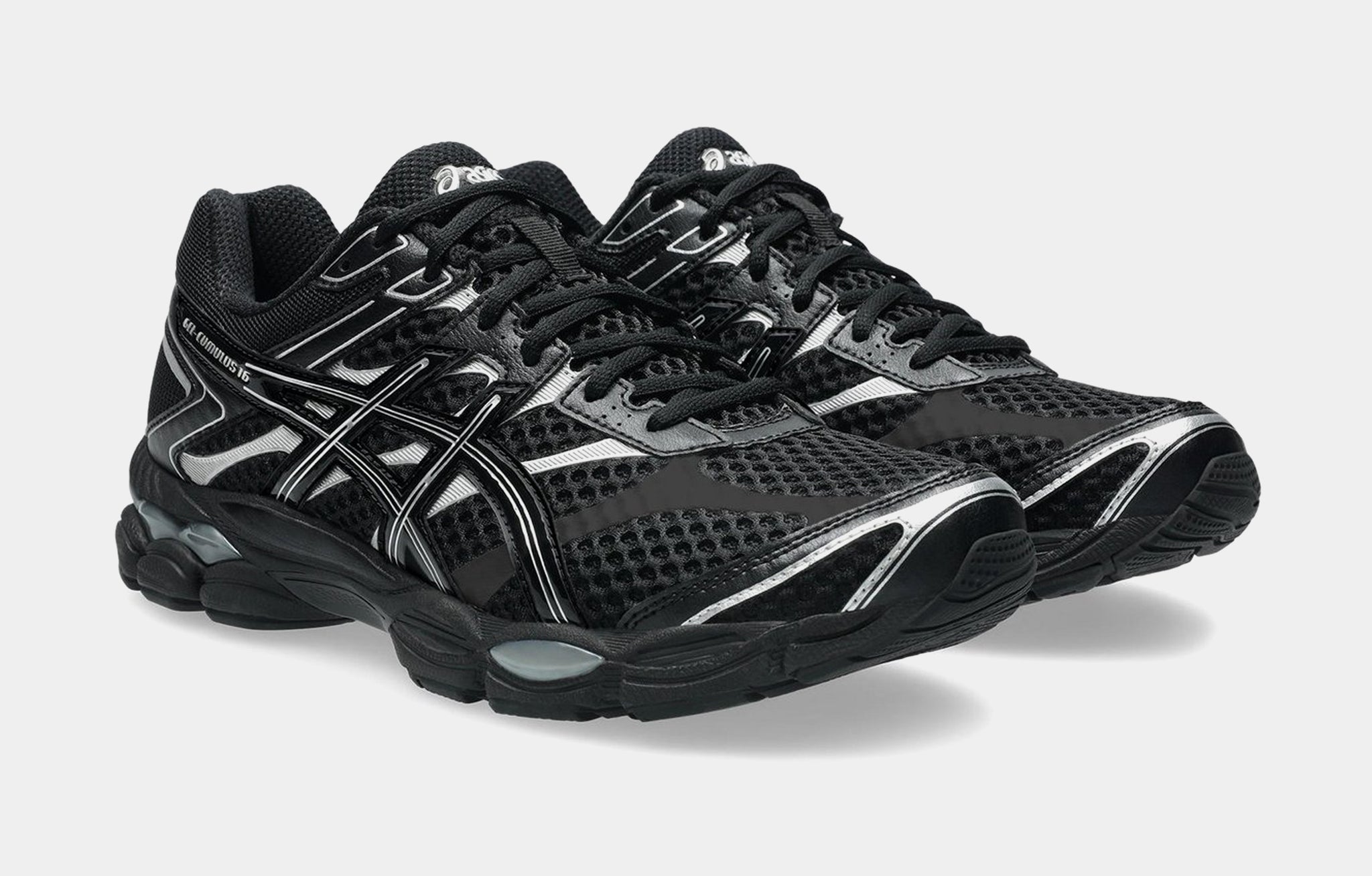 ASICS Gel Cumulus 16 Mens Running Shoes Black Black 1203A733-002 