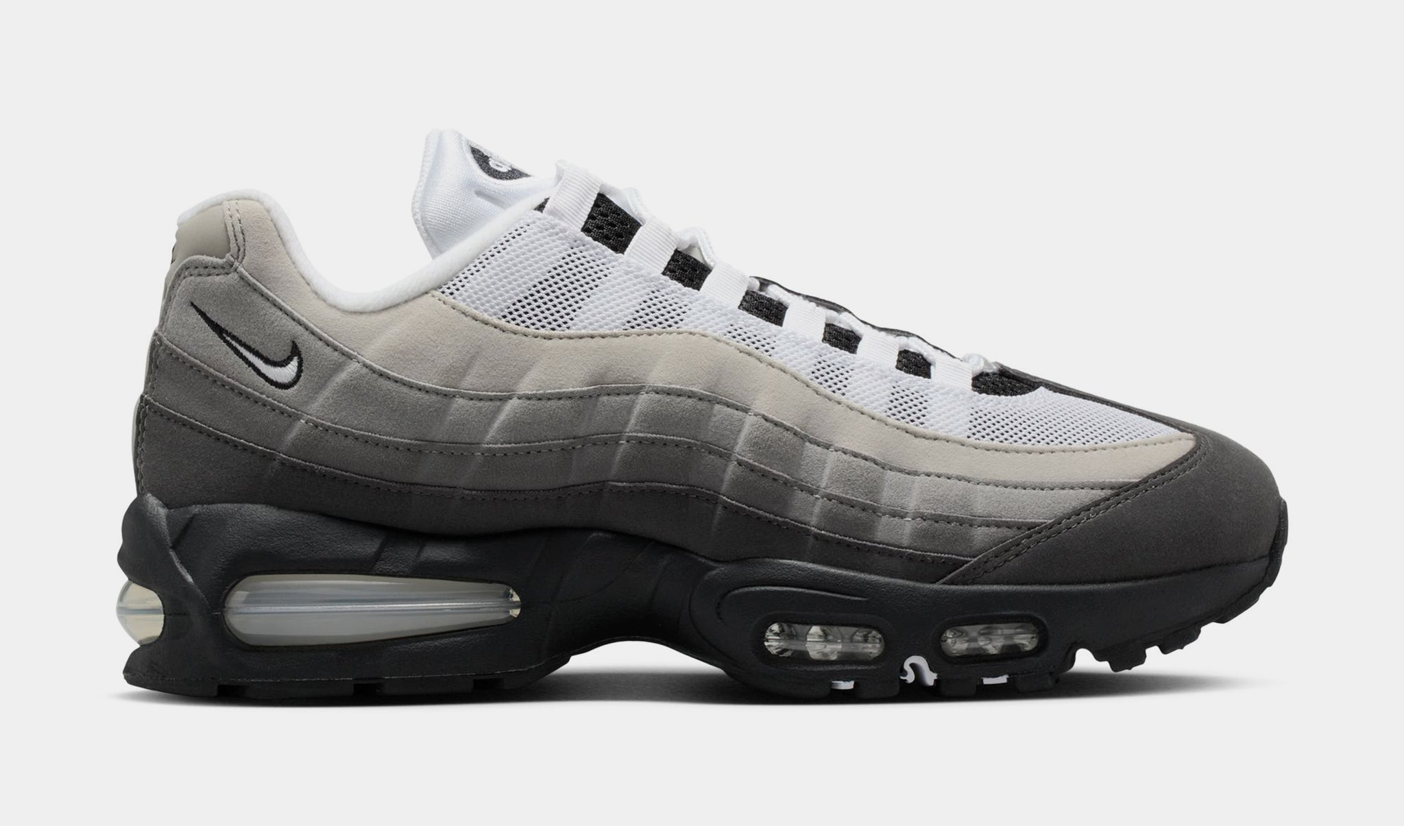 Nike Air Max 95 OG Mens Running Shoes Black White Medium Ash Dark