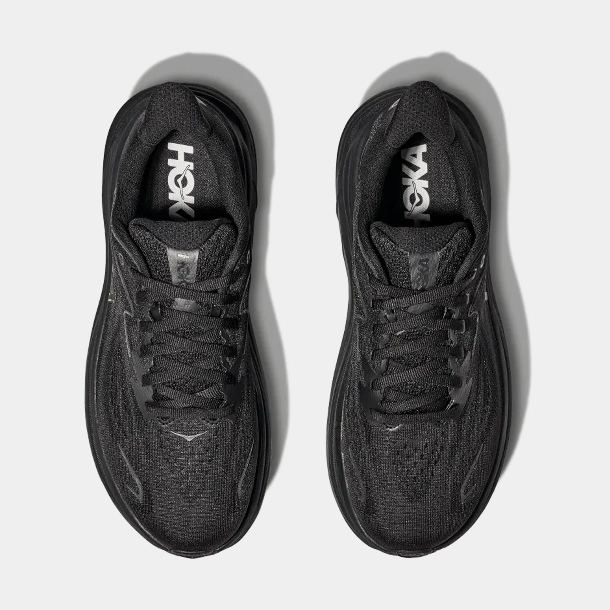 Hoka Clifton 10 Mens Running Shoes Black Black 1162030-BBLC