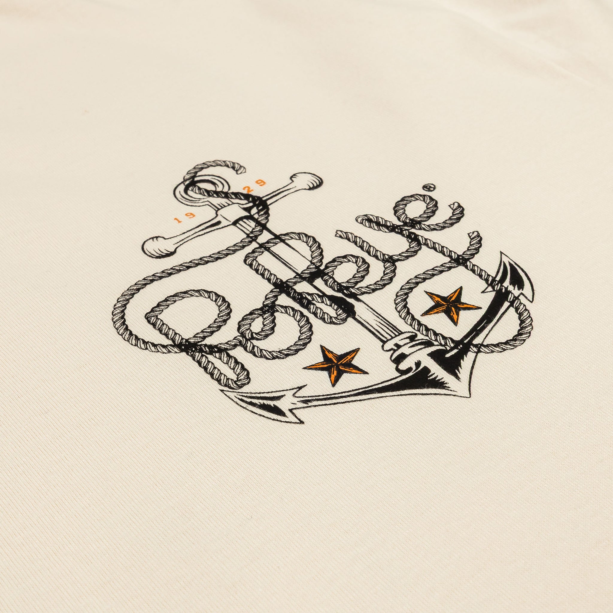 SP x Popeye What I Yam Mens Short Sleeve Shirt Beige Black