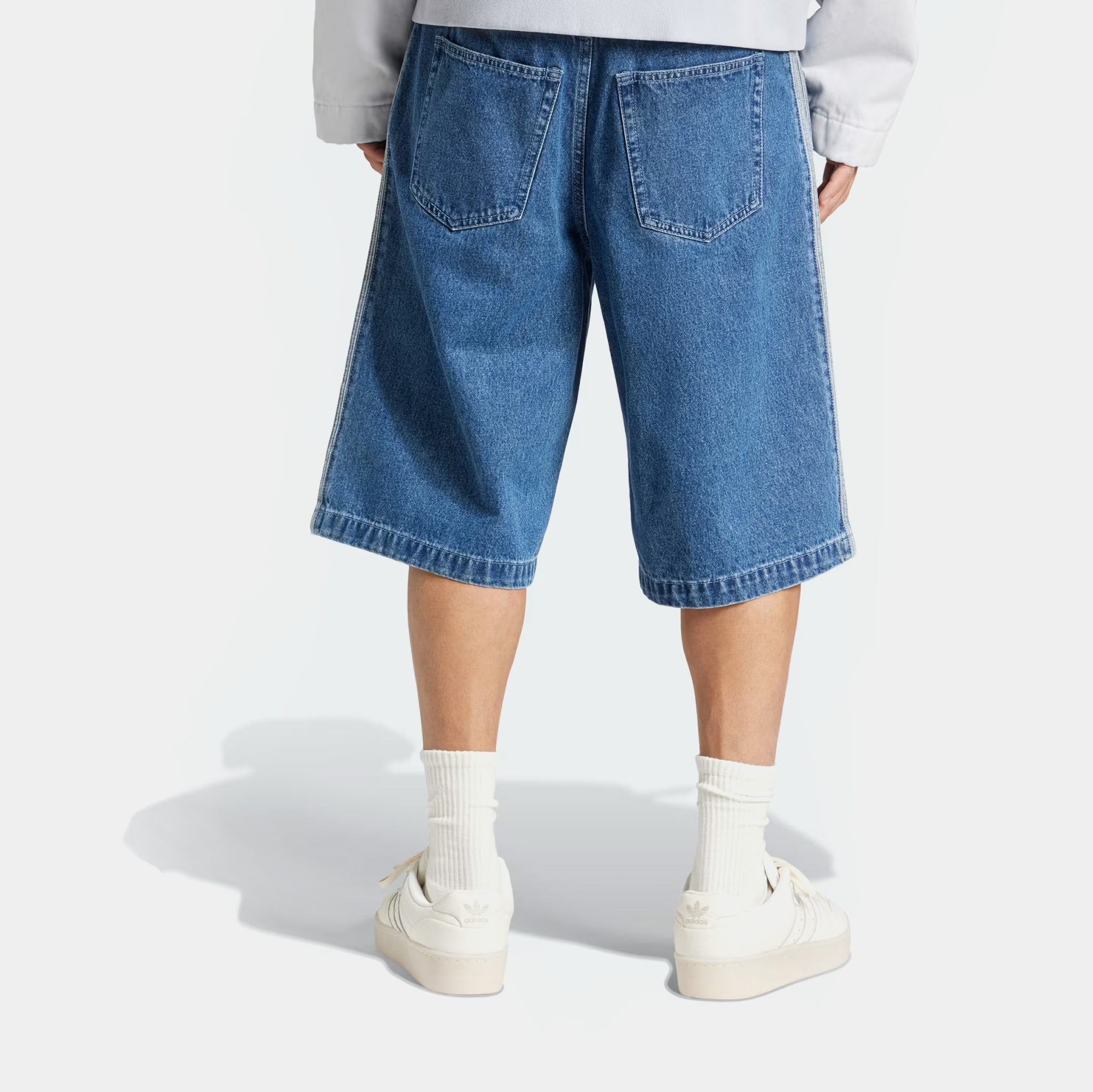 ☆adidas☆ Denim Firebird Shorts Blue JC6235