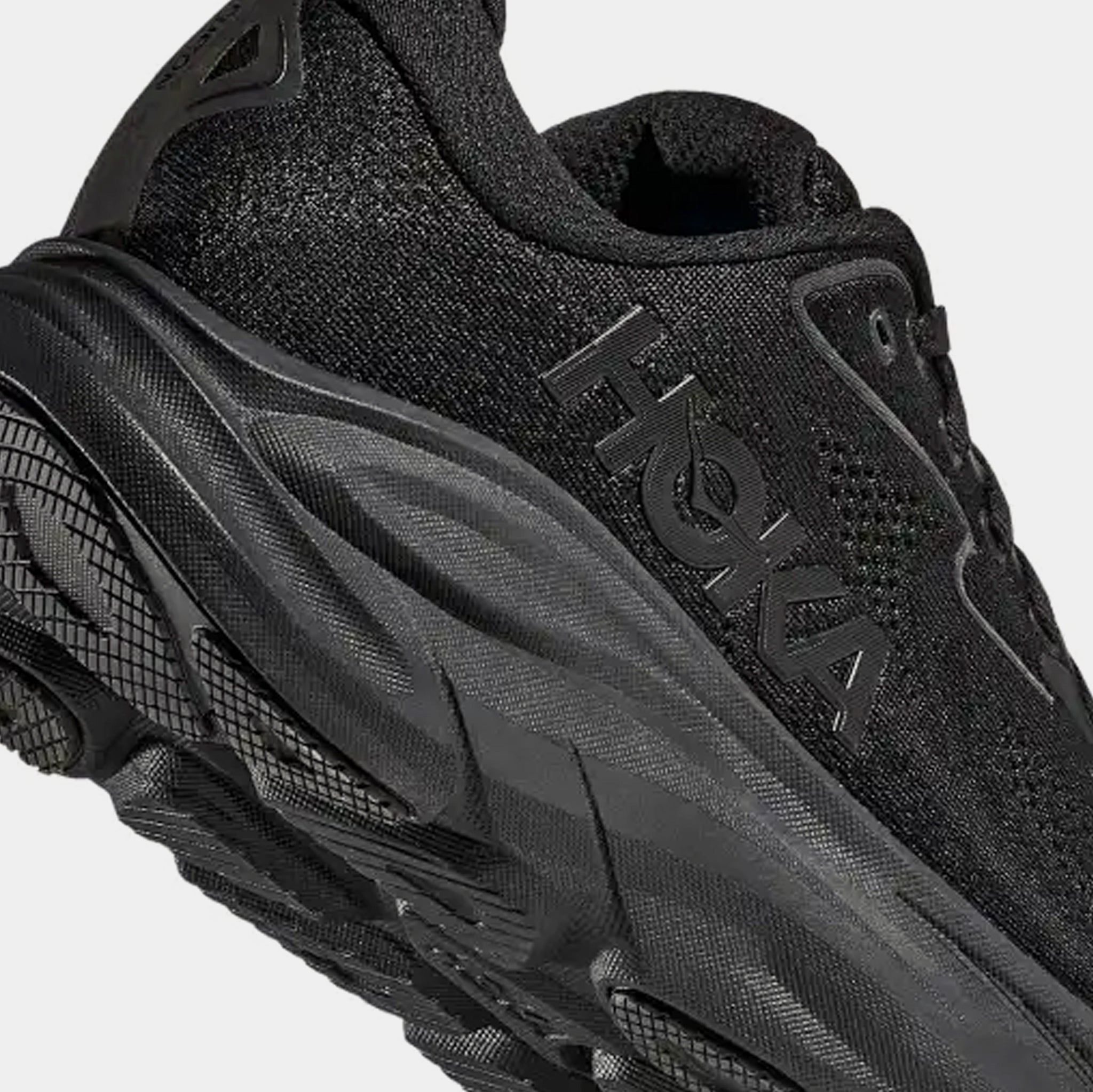 Hoka Clifton 10 Mens Running Shoes Black Black 1162030-BBLC – Shoe