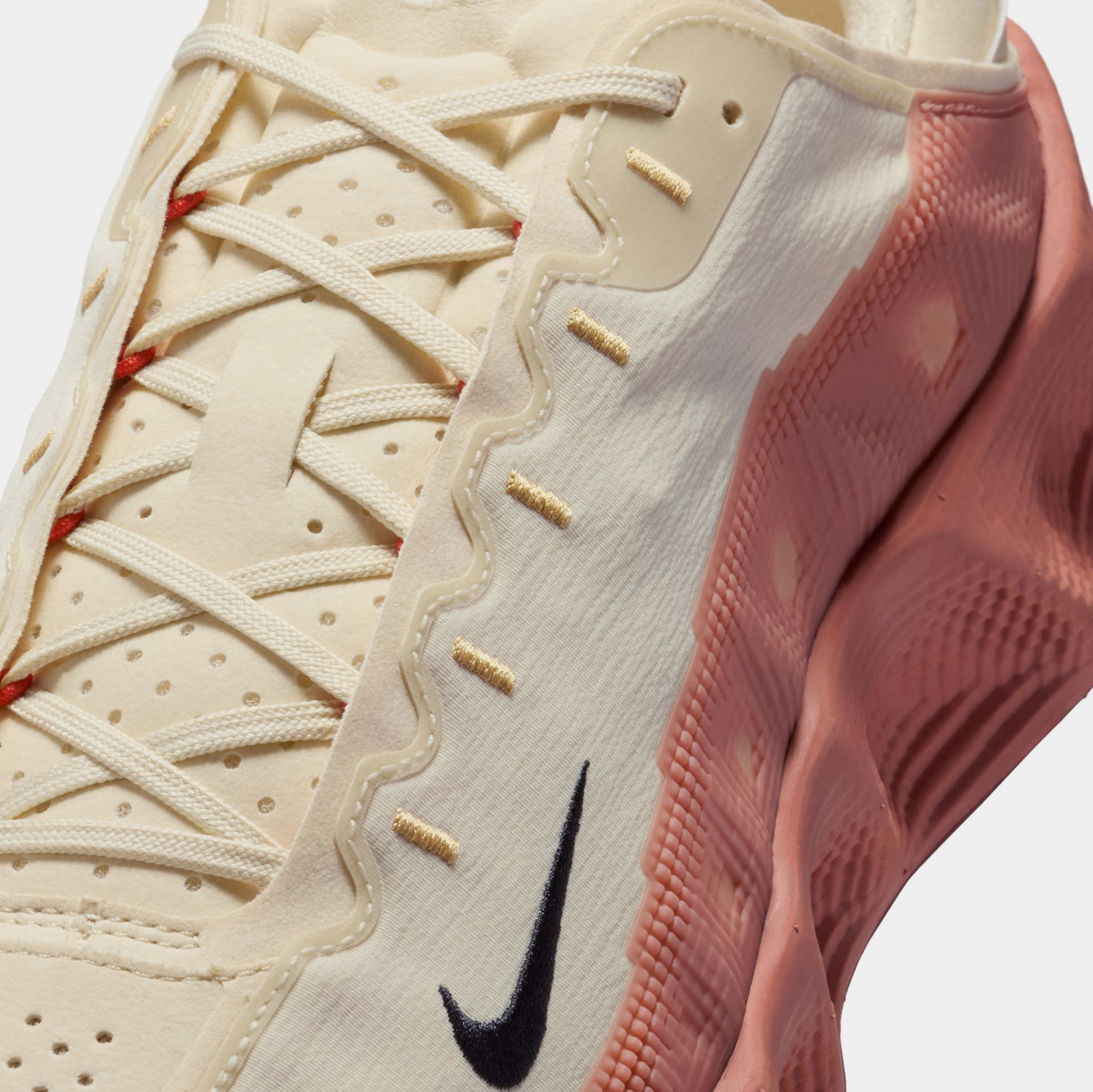 Nike White and Rust Athletic Shoes Wmns NikeCourt React Vapor NXT  main image 4