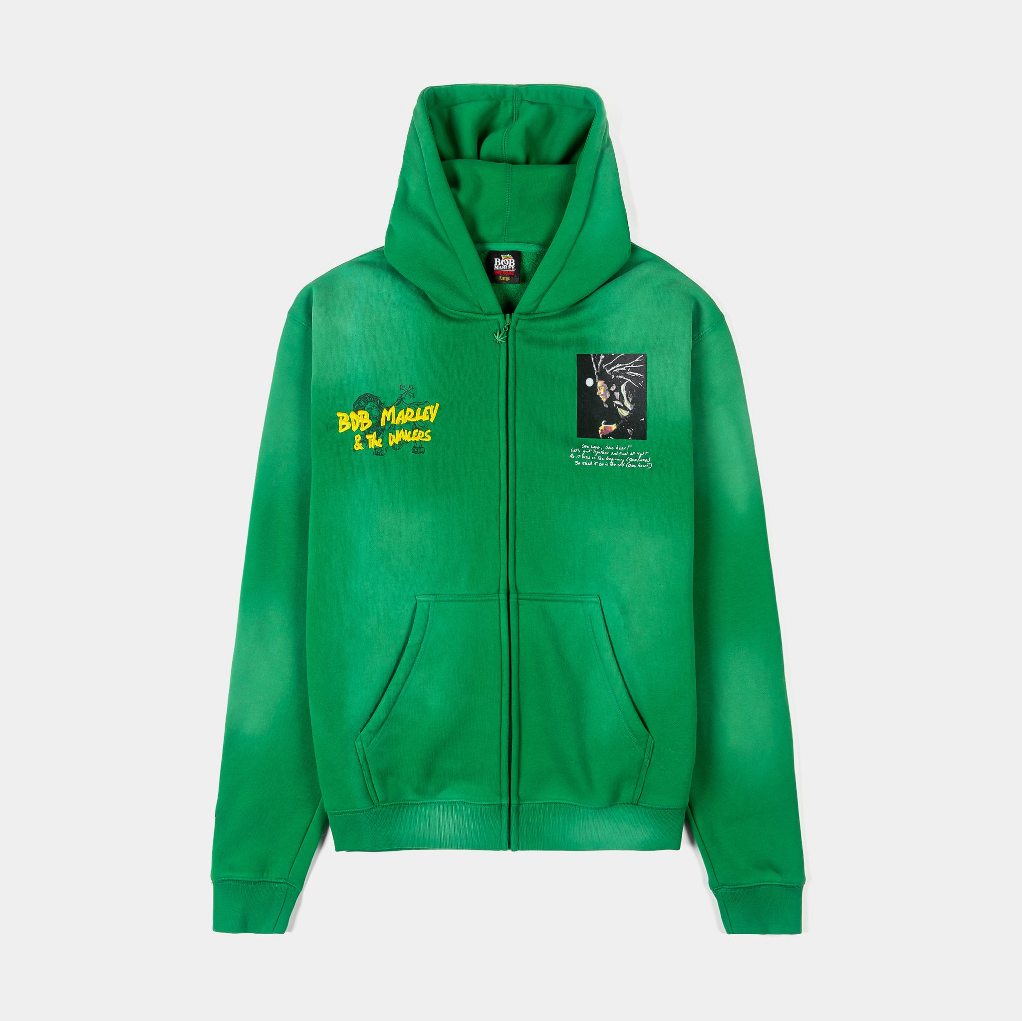 Shoe Palace SP x Bob Marley Shining Sun Zip Up Fleece Mens Hoodie